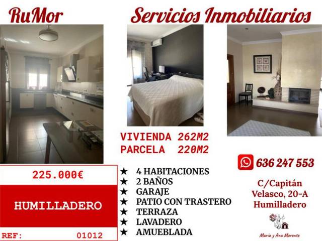 Casa-chalet en Venta en Calle Francisco Giner de los Ríos, 16 en Humilladero