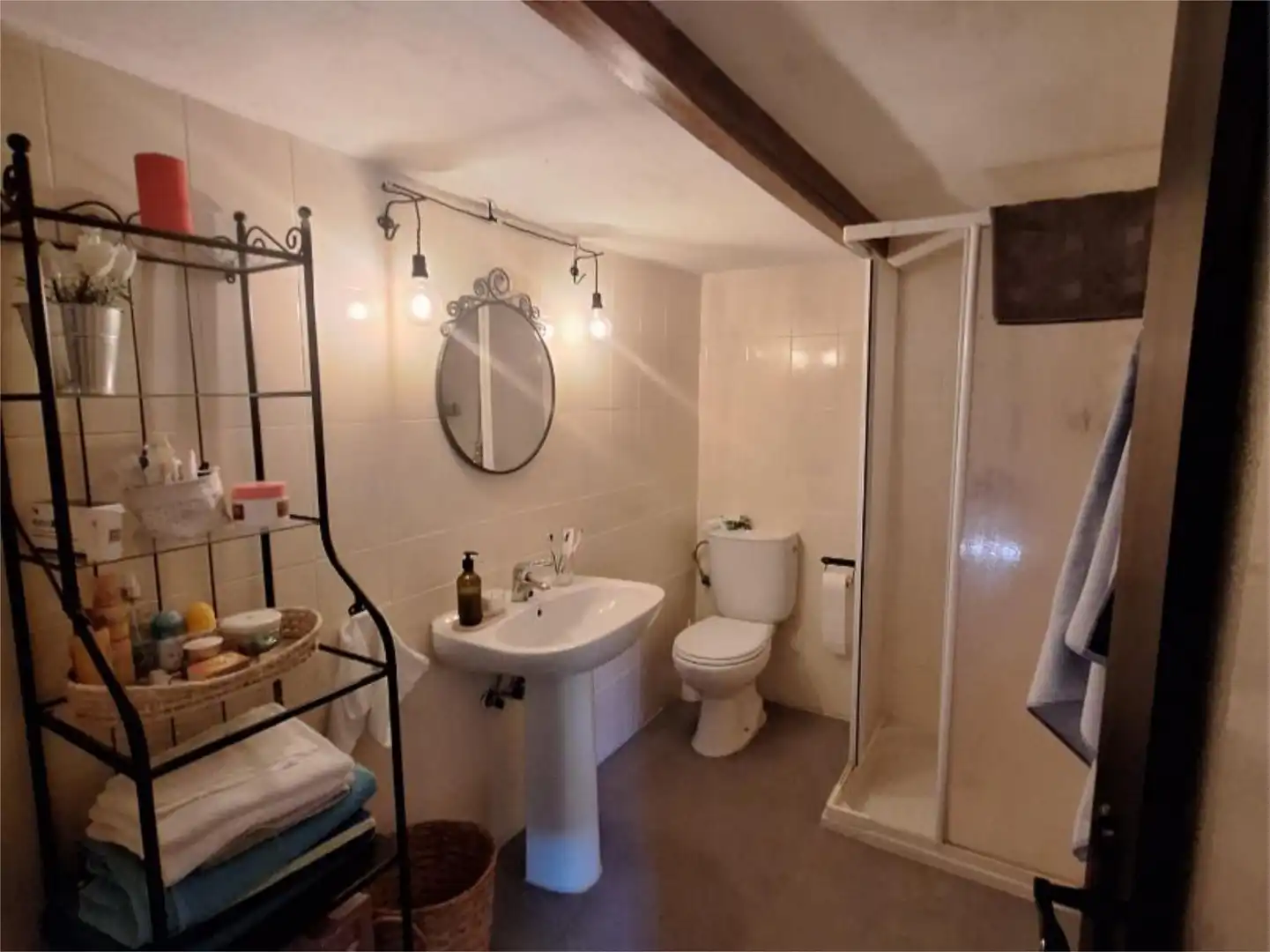 Baño de Casa adosada en venta en Santa María de Huerta