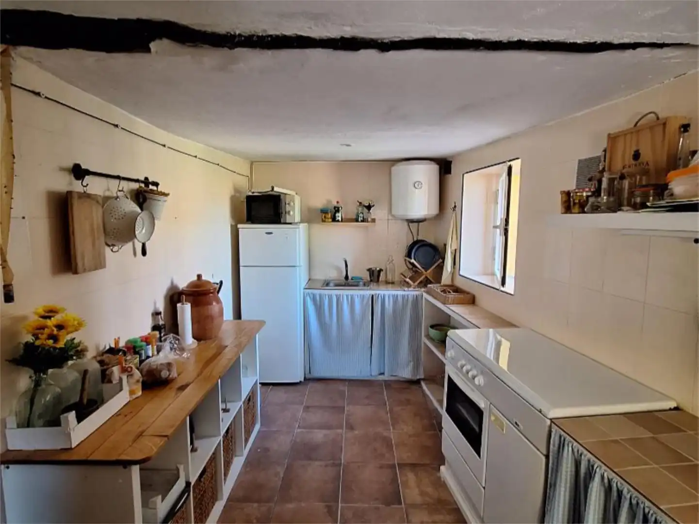 Cocina de Casa adosada en venta en Santa María de Huerta