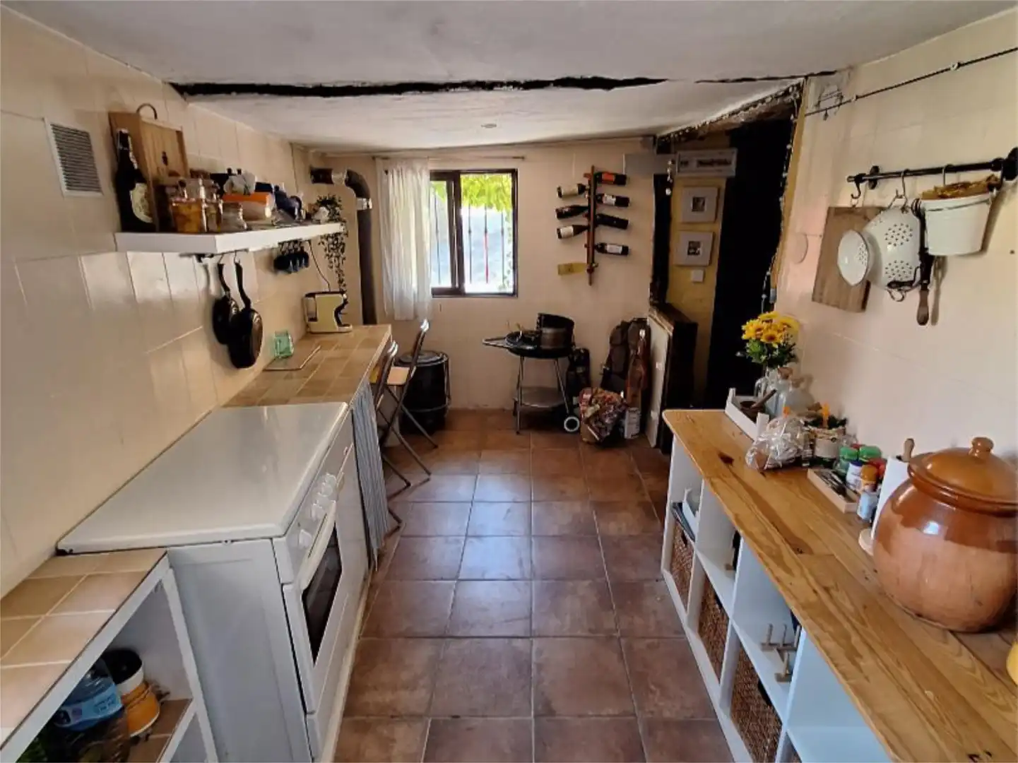 Cocina de Casa adosada en venta en Santa María de Huerta