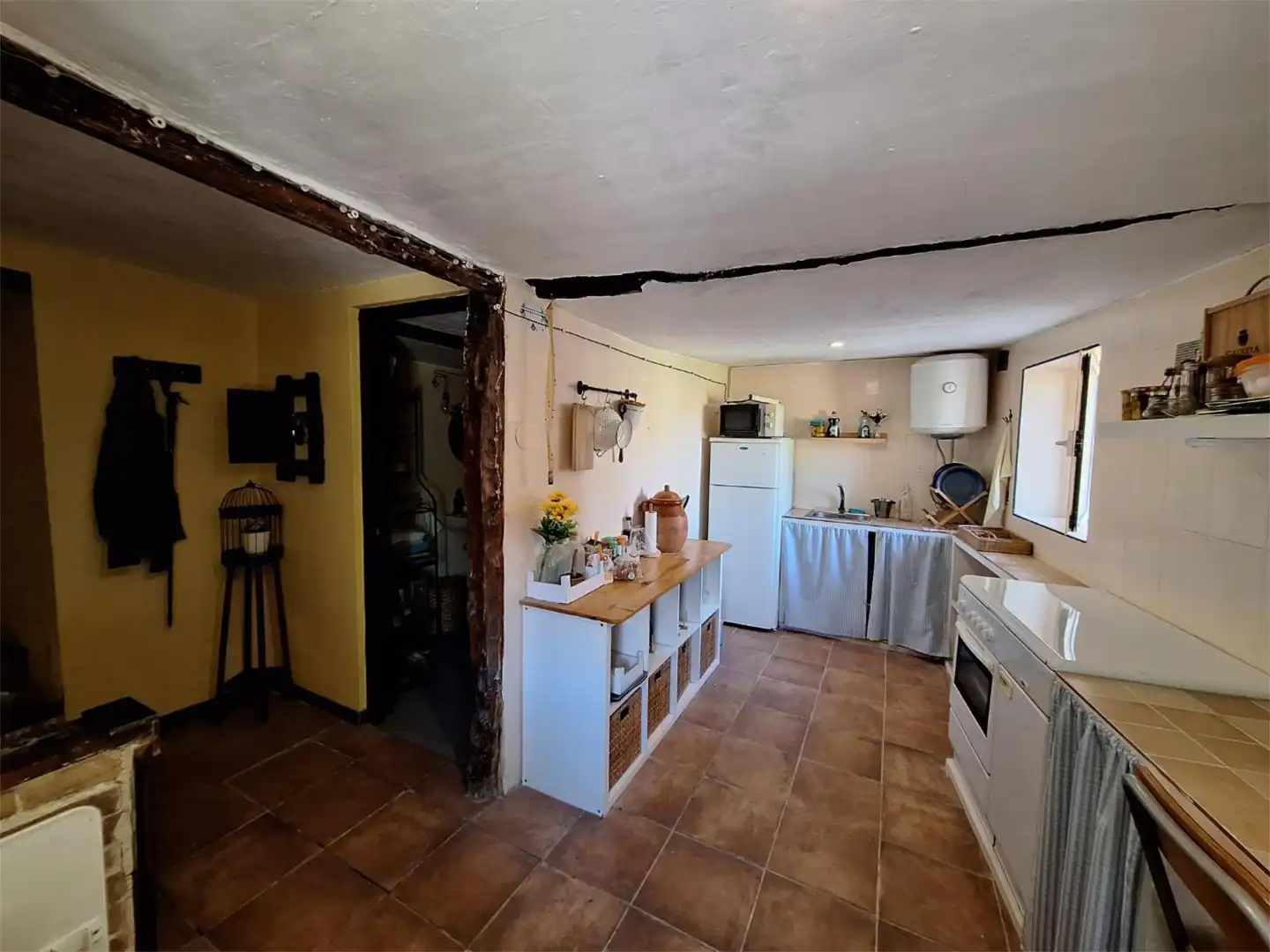 Cocina de Casa adosada en venta en Santa María de Huerta