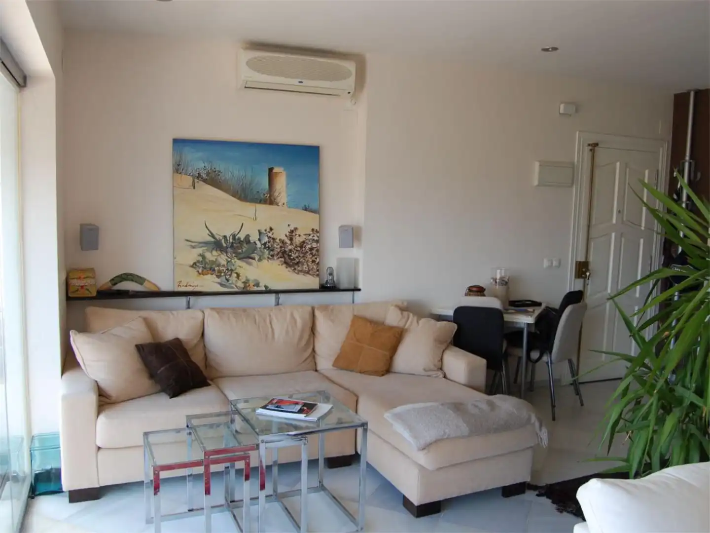 Sala de estar de Piso en venta en Málaga con Aire acondicionado, Calefacción y Jardín privado