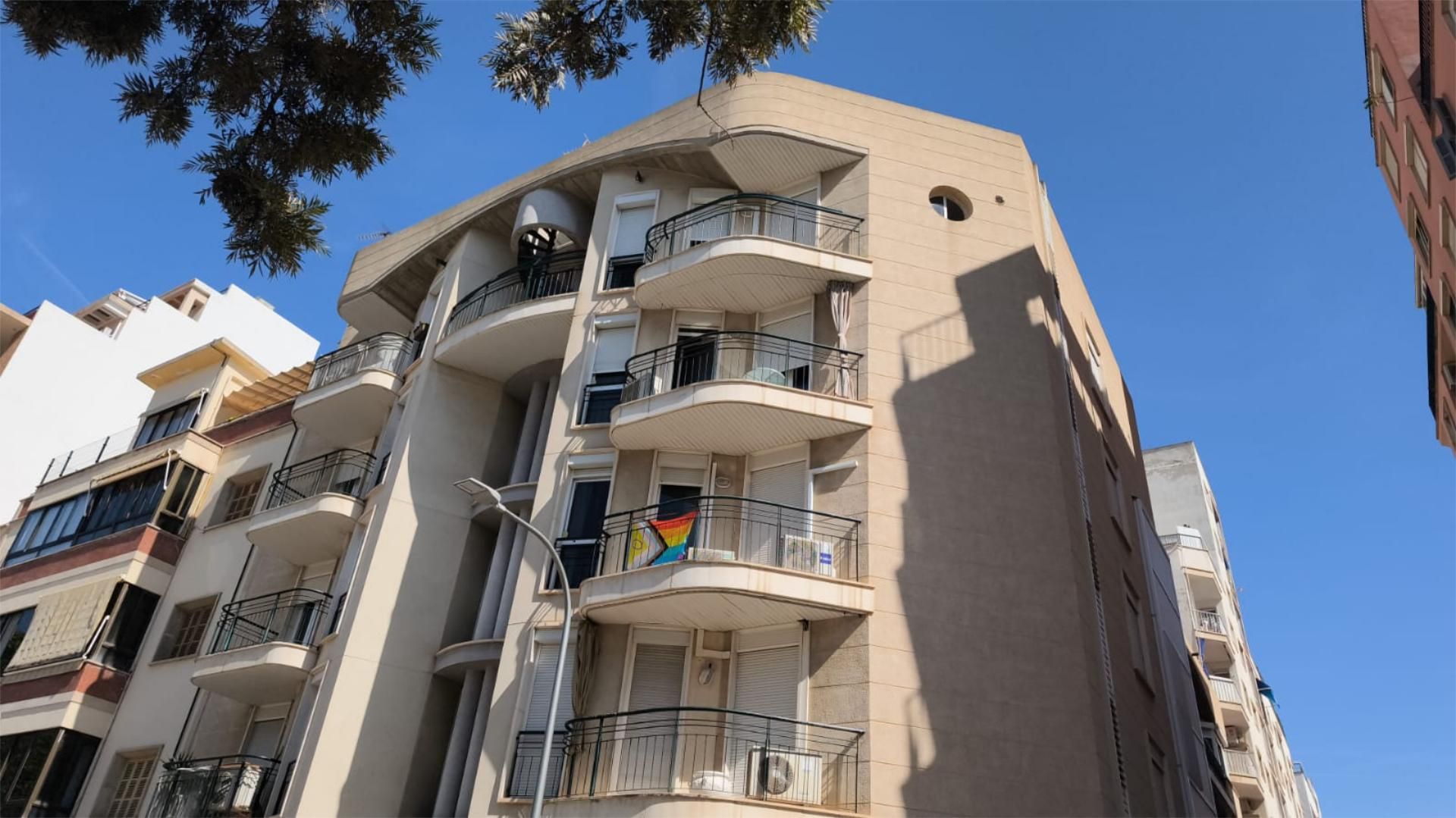 Vista exterior de Àtic en venda en  Palma de Mallorca amb Aire condicionat, Terrassa i Balcó