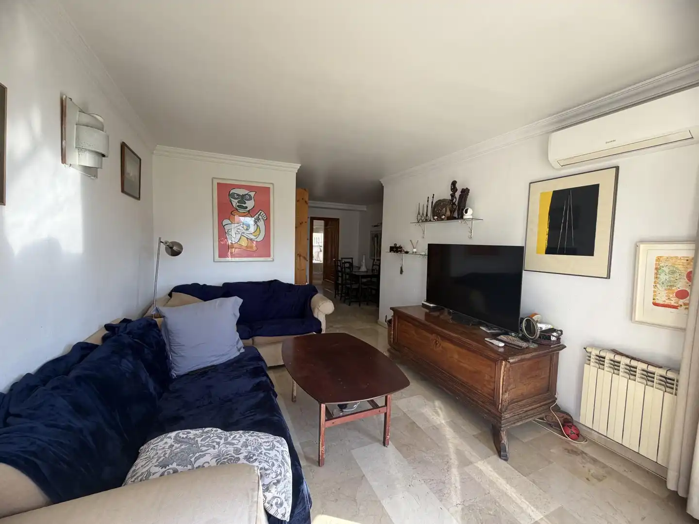 Dachboden zum Verkauf in Cort Wohnzimmer von Dachboden zum Verkauf in Palma de Mallorca mit Klimaanlage, Heizung und Terrasse