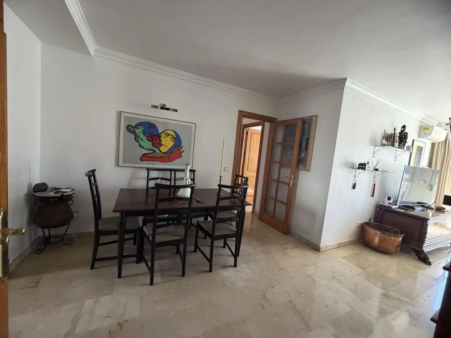 Dachboden zum Verkauf in Cort Esszimmer von Dachboden zum Verkauf in Palma de Mallorca mit Klimaanlage, Heizung und Terrasse