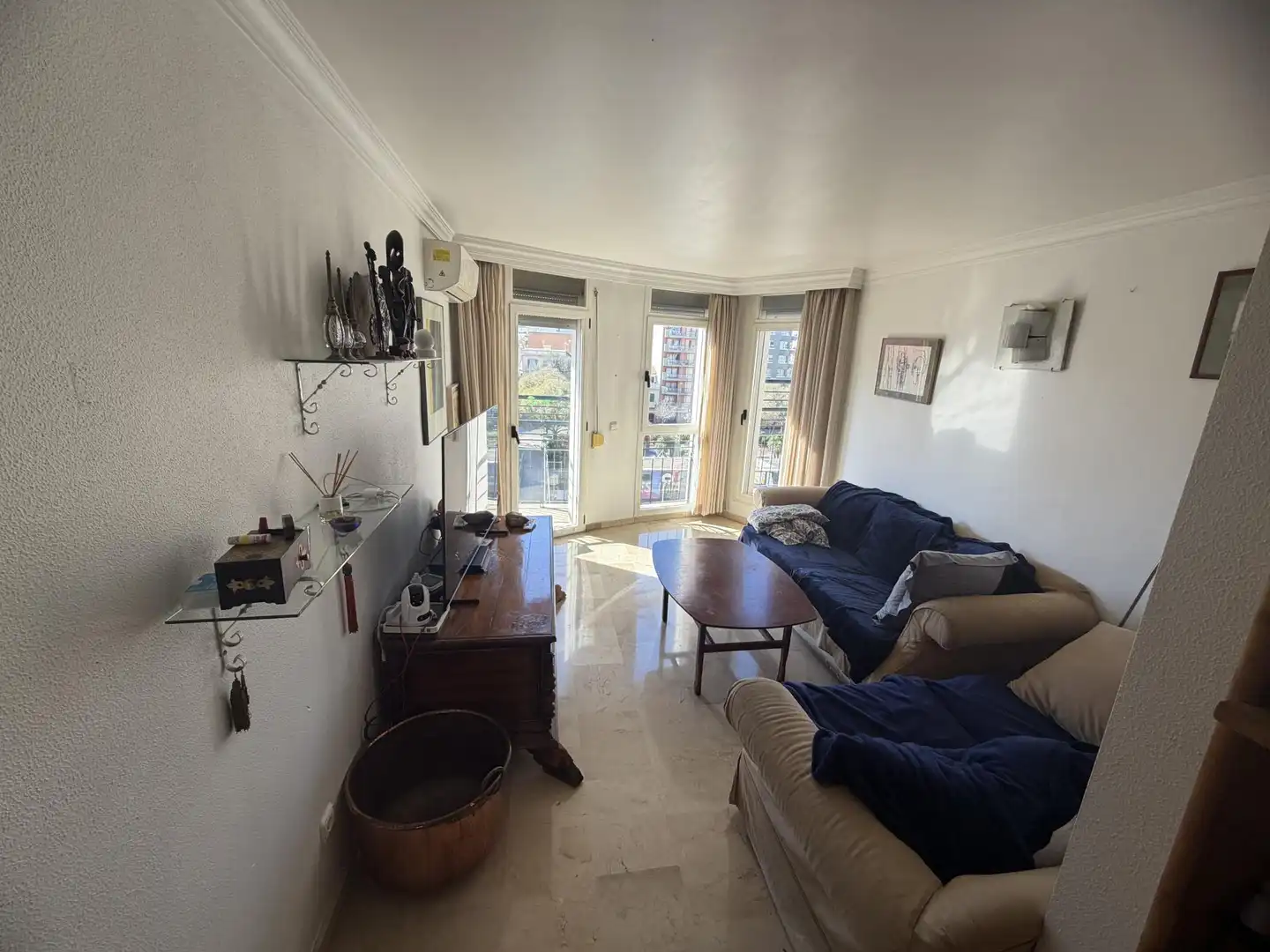 Dachboden zum Verkauf in Cort Wohnzimmer von Dachboden zum Verkauf in Palma de Mallorca mit Klimaanlage, Heizung und Terrasse