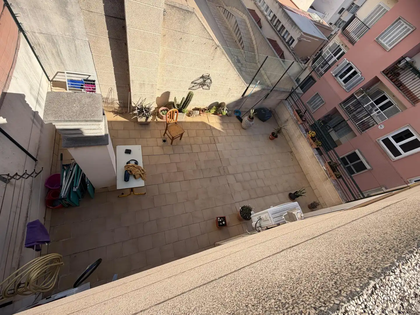 Dachboden zum Verkauf in Cort Terrasse von Dachboden zum Verkauf in Palma de Mallorca mit Klimaanlage, Heizung und Terrasse
