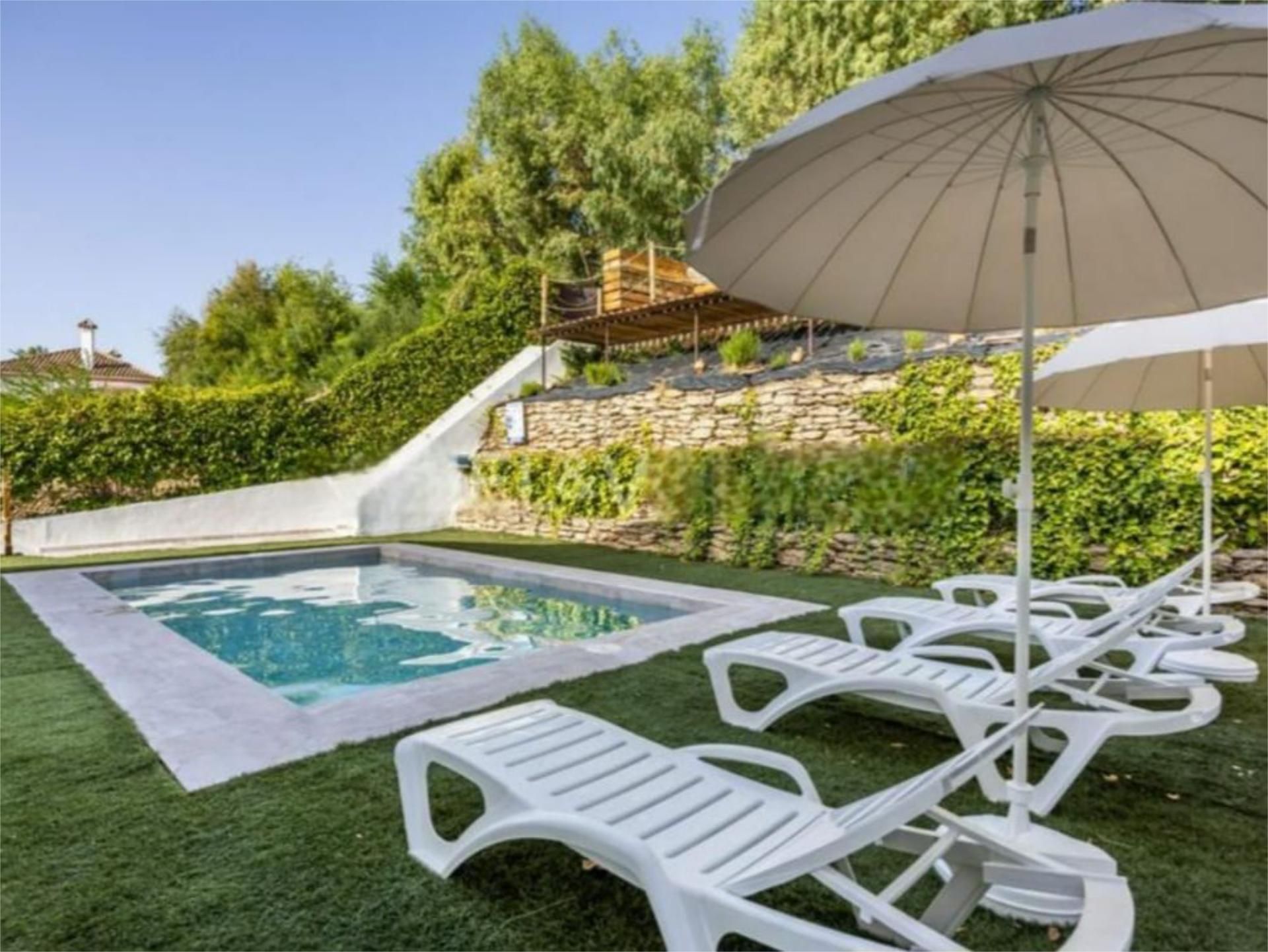 Piscina de Pis en venda en Villamartín amb Jardí privat, Parquet i Terrassa