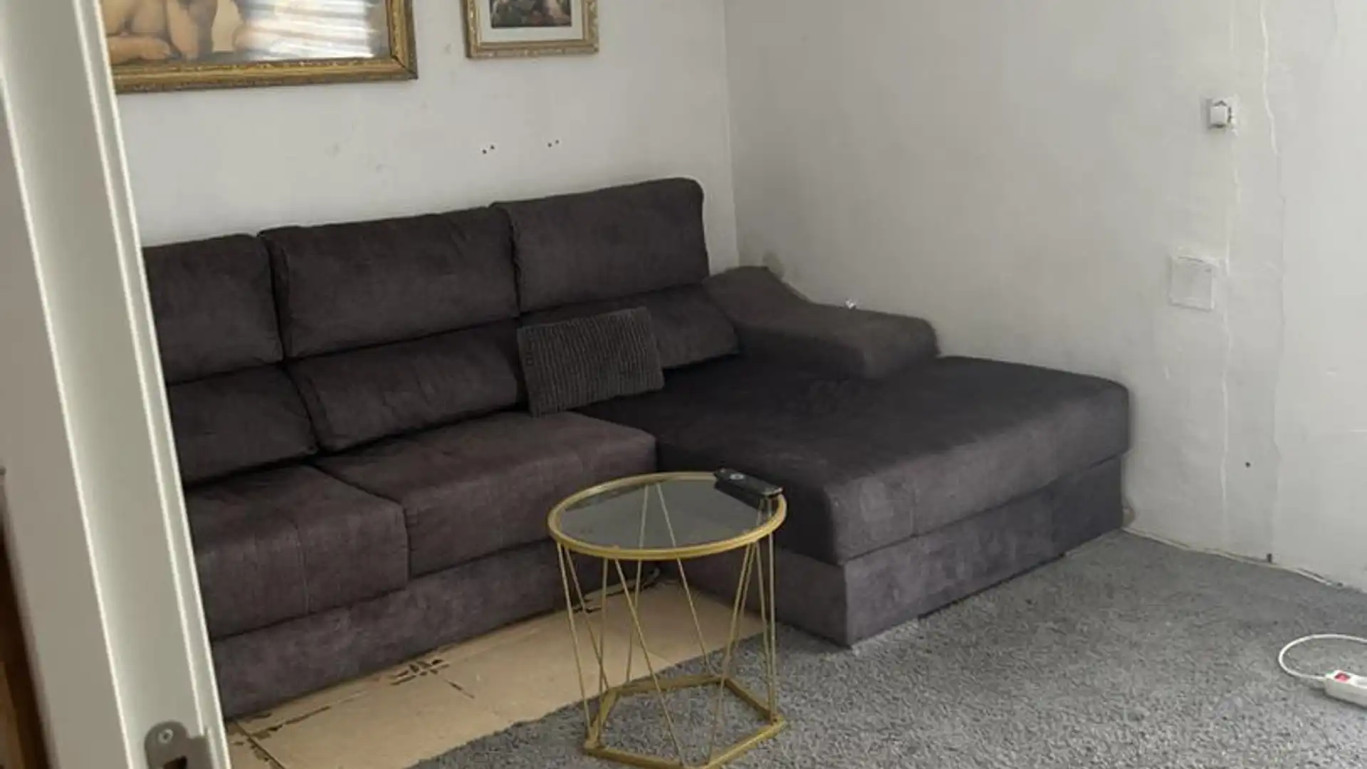 Sala de estar de Casa adosada en venta en Tudela