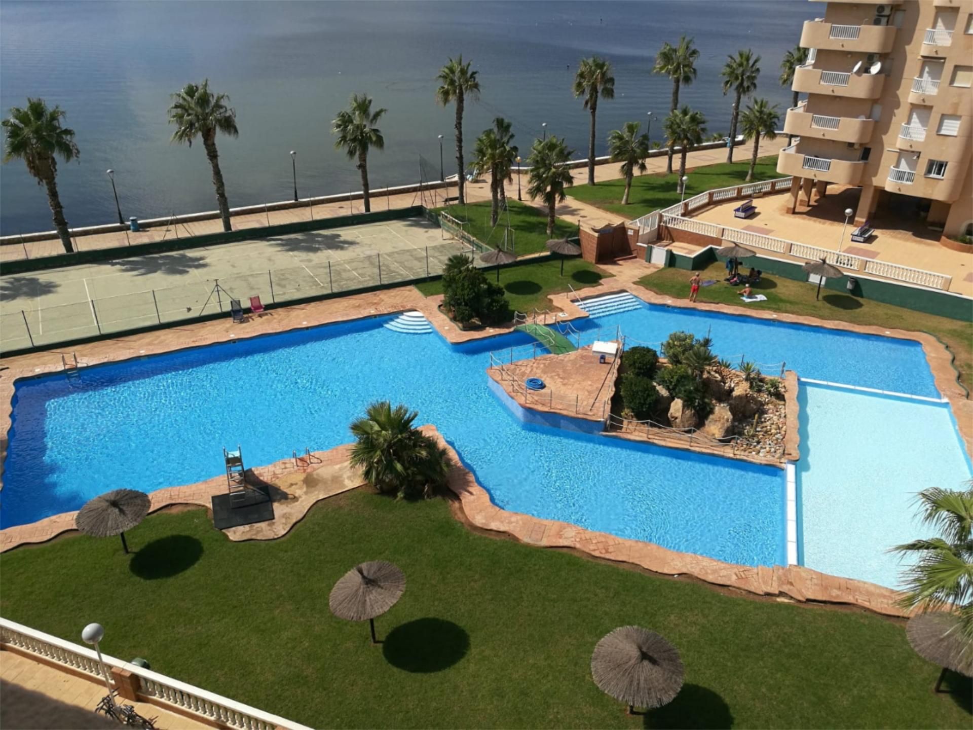 Swimming pool of Apartment for sale in La Manga del Mar Menor  with Air Conditioner, Terrace and Swimming Pool