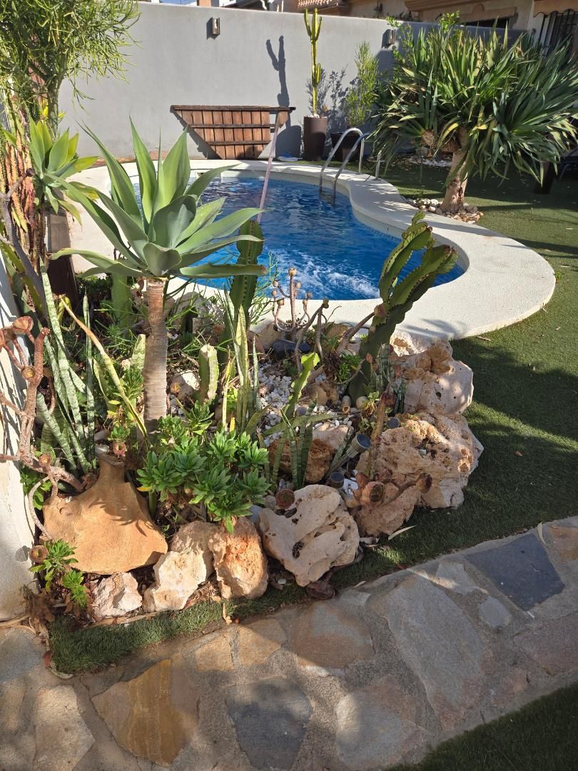 Garden of House or chalet for sale in  Almería Capital  with Private garden, Terrace and Swimming Pool