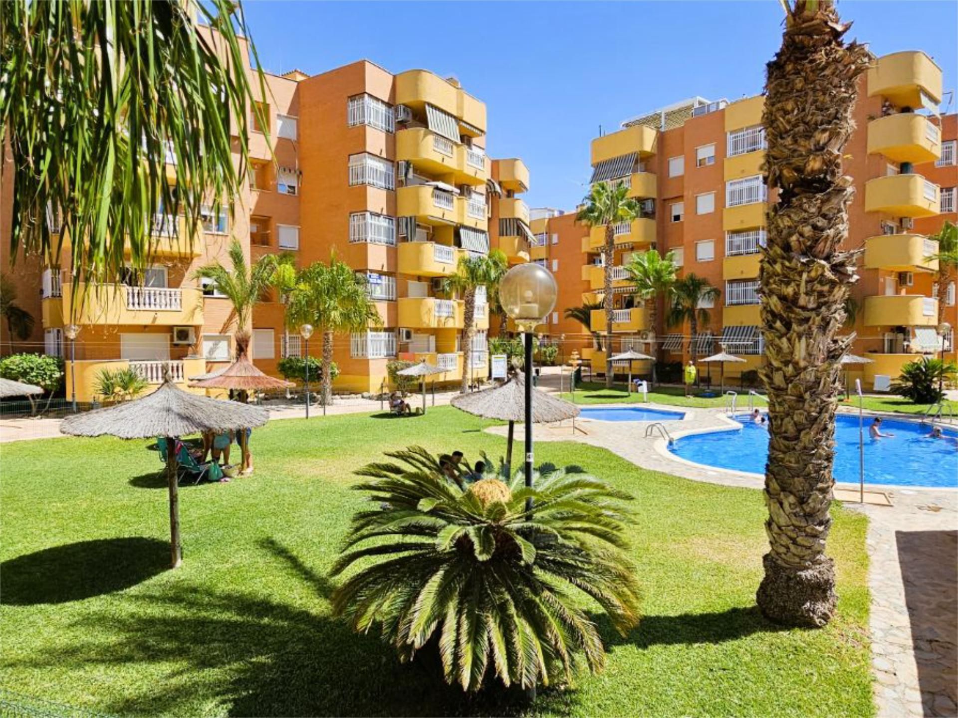 Vista exterior de Apartament de lloguer en Mazarrón amb Piscina, Moblat i Balcó