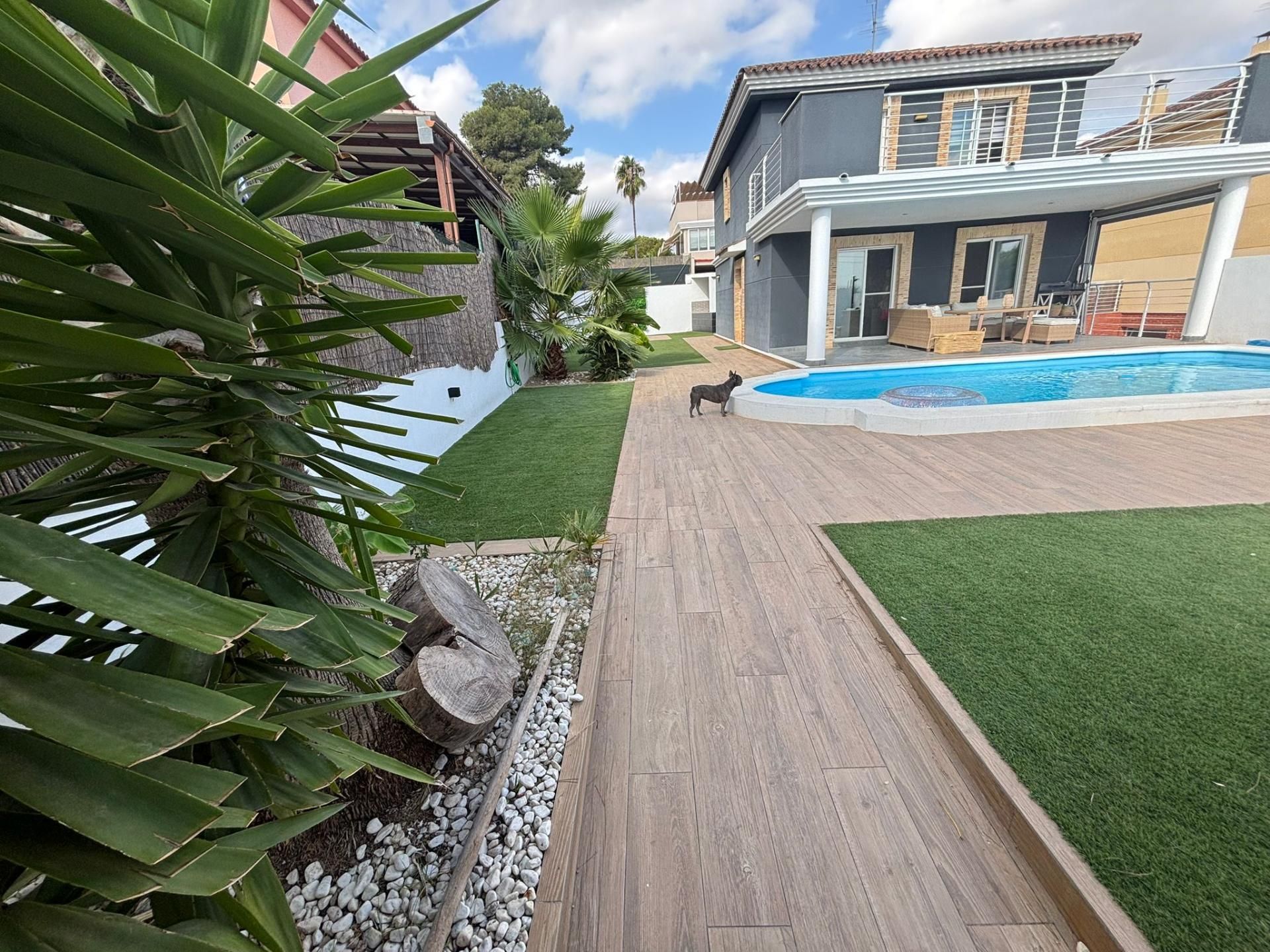 Terraza de Casa o chalet en venta en Chiva con Aire acondicionado, Terraza y Piscina