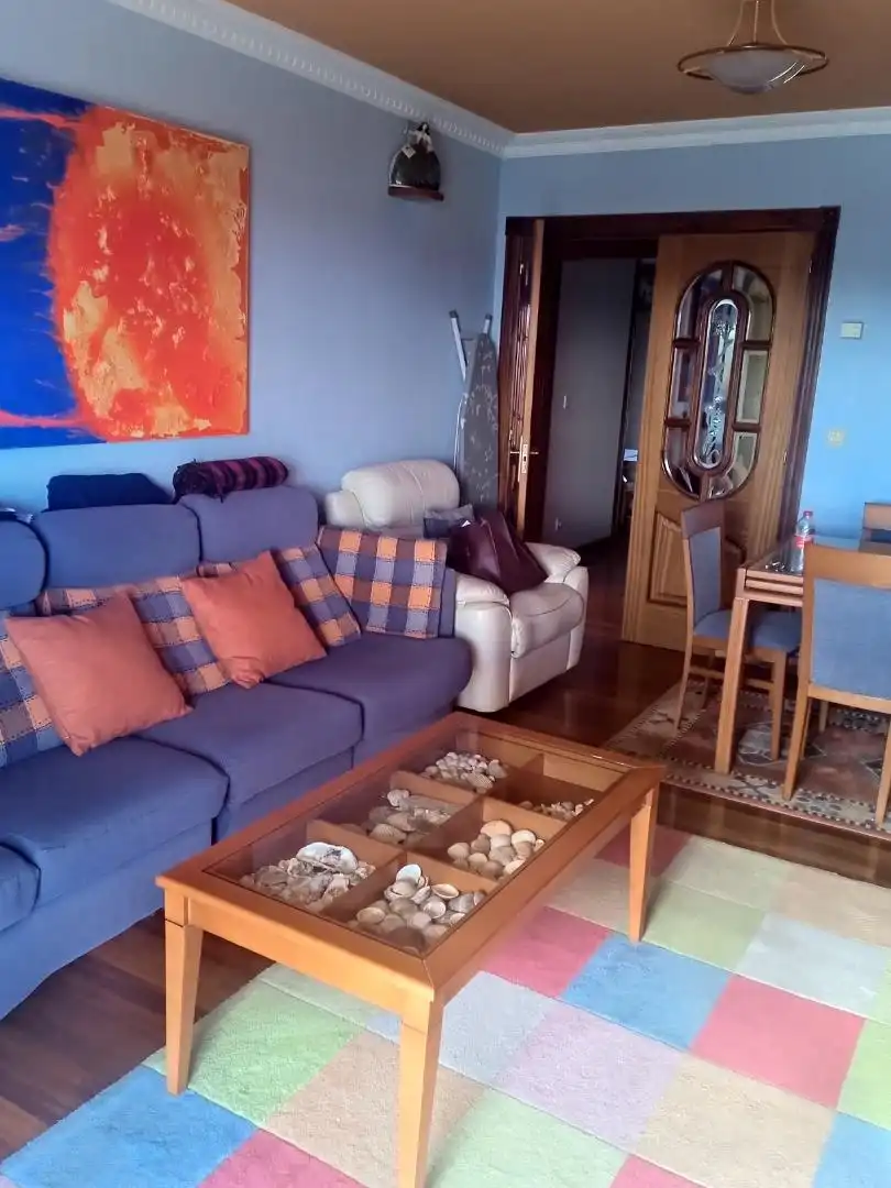 Wohnzimmer von Wohnung zum Verkauf in Castro-Urdiales mit Terrasse, Schwimmbad und Balkon