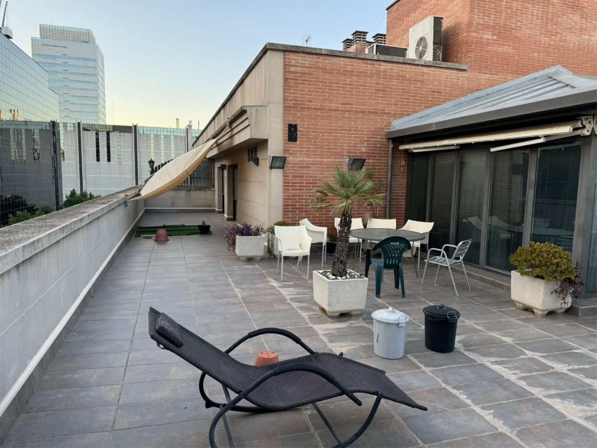 Terraza de Ático para compartir en Sabadell con Parquet, Terraza y Amueblado
