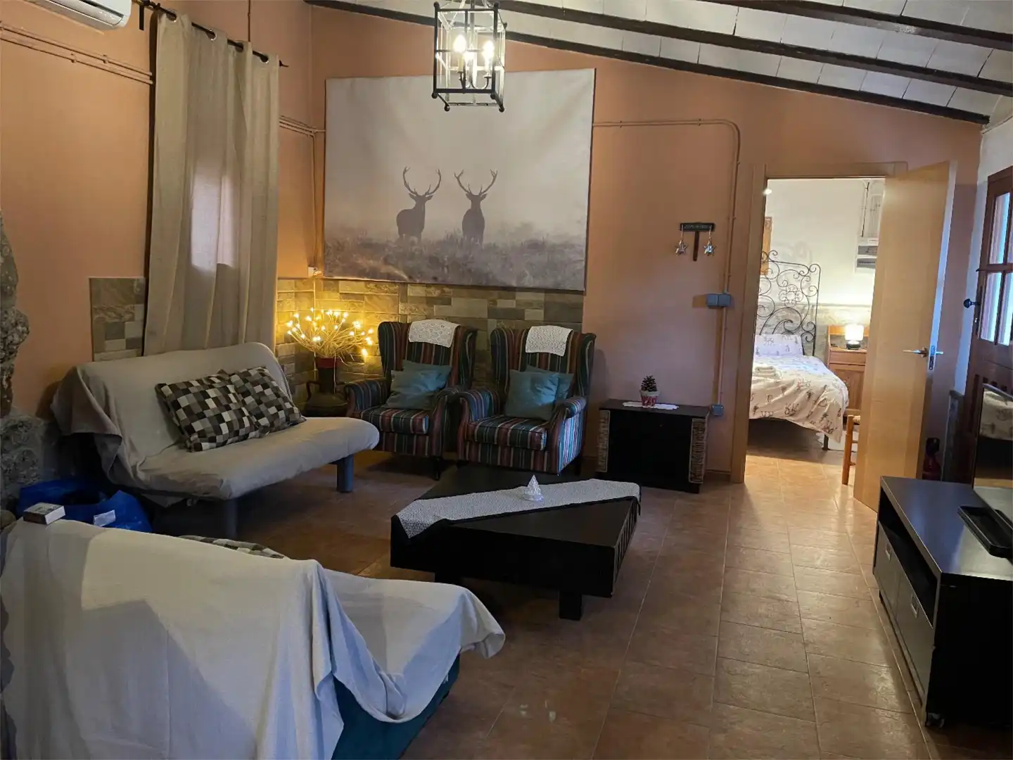 Living room of Flat for sale in Riópar  with Air Conditioner, Heating and Terrace
