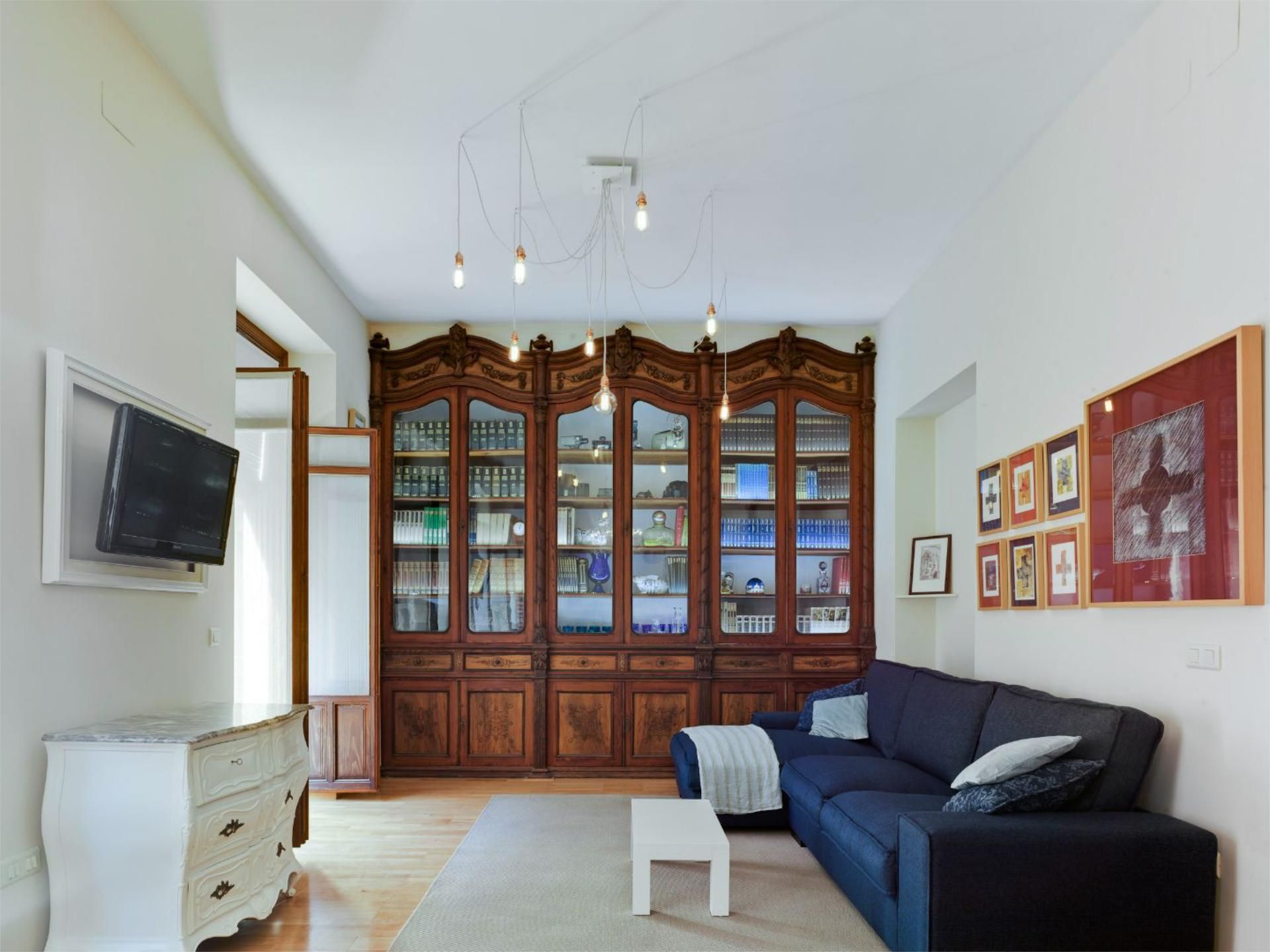 Living room of Flat for sale in Alicante / Alacant  with Air Conditioner and Balcony