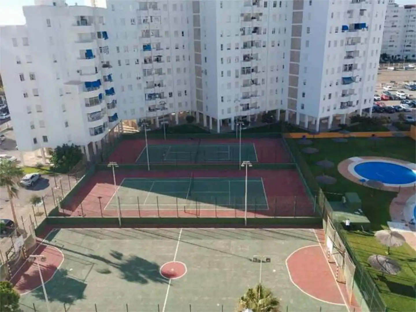 Parking of Flat for sale in El Carpio  with Terrace and Swimming Pool
