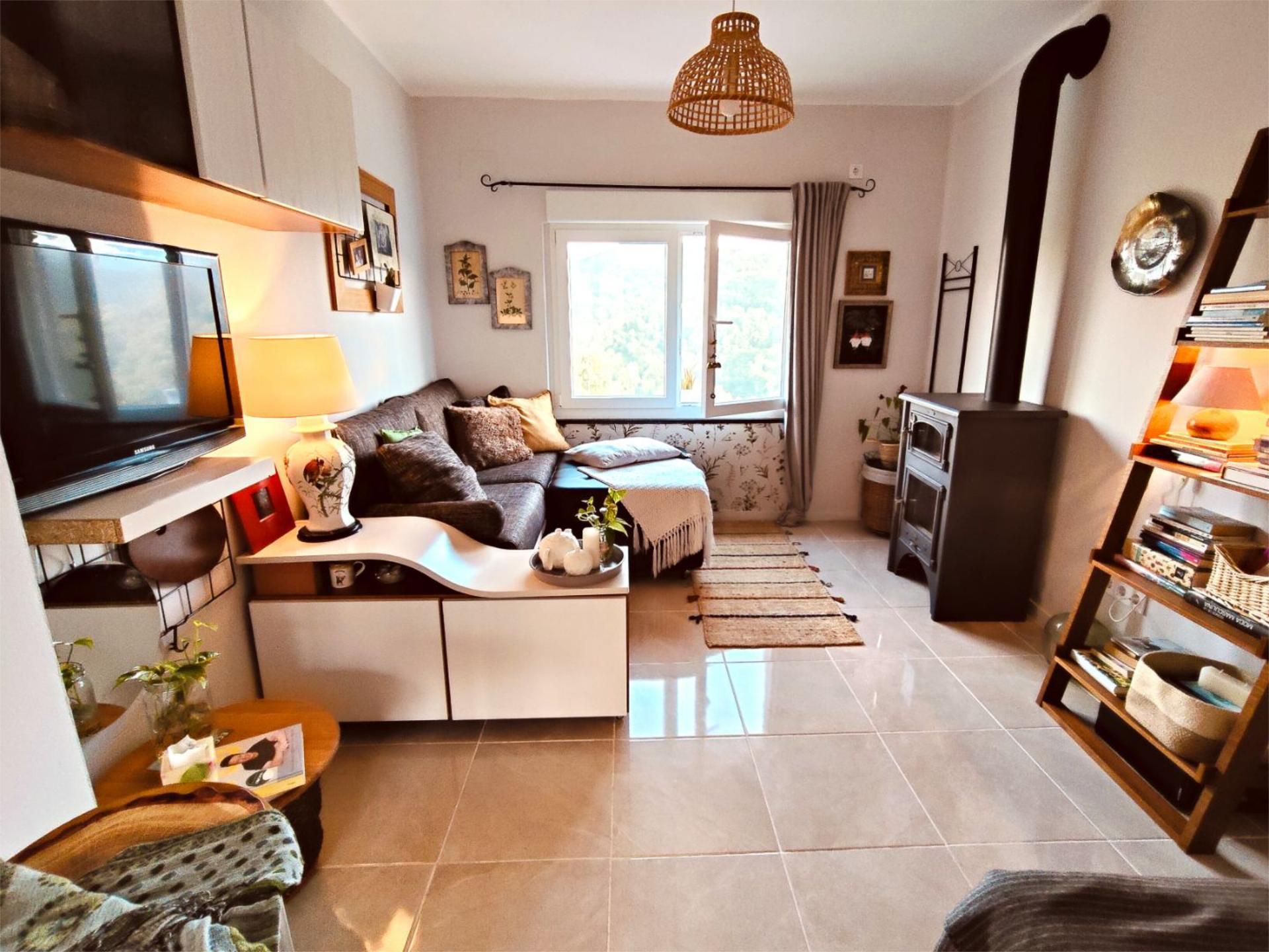 Sala d'estar de Pis en venda en Siero amb Calefacció, Jardí privat i Terrassa