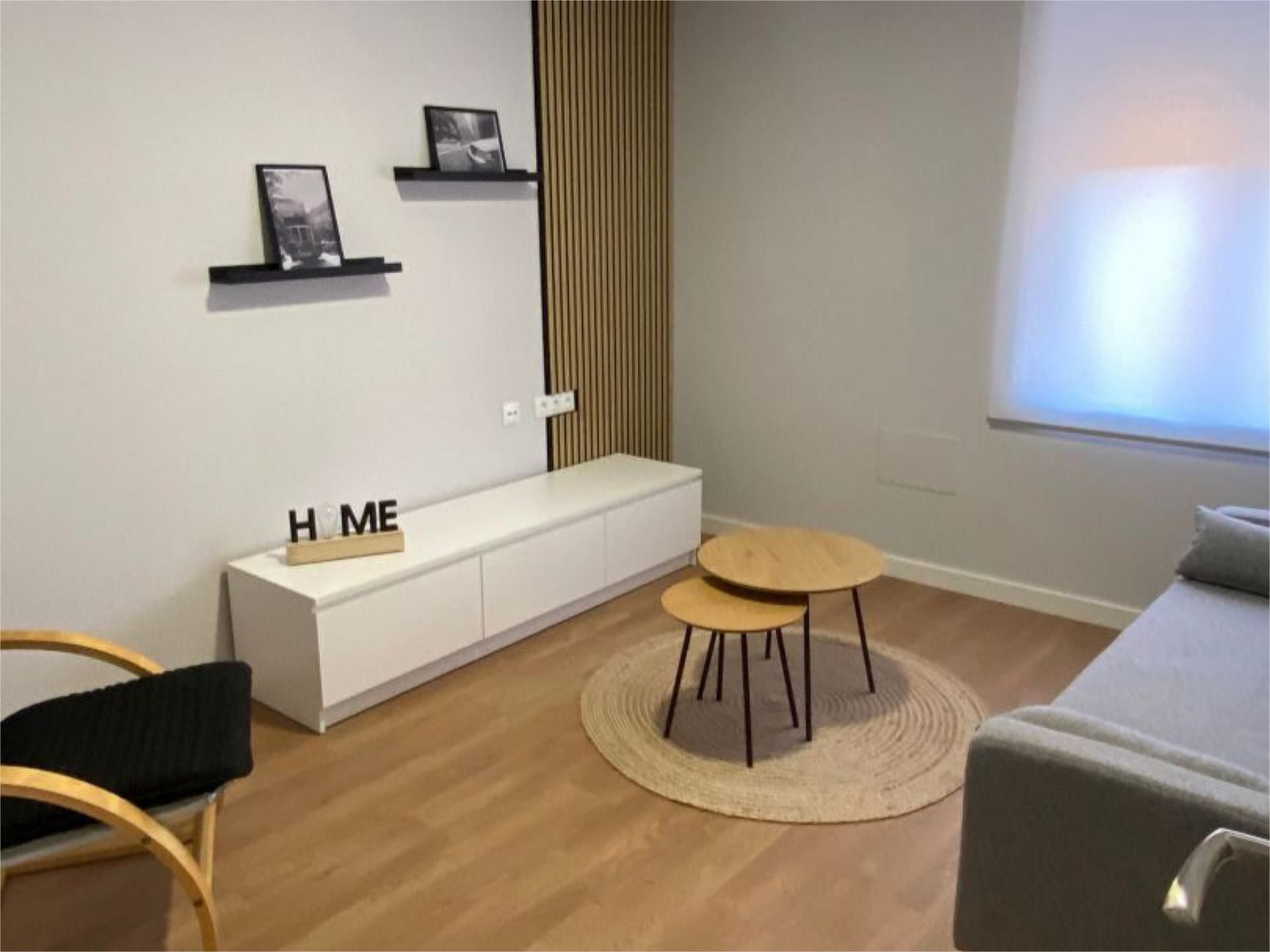 Sala d'estar de Pis de lloguer en León Capital  amb Calefacció, Parquet i Moblat