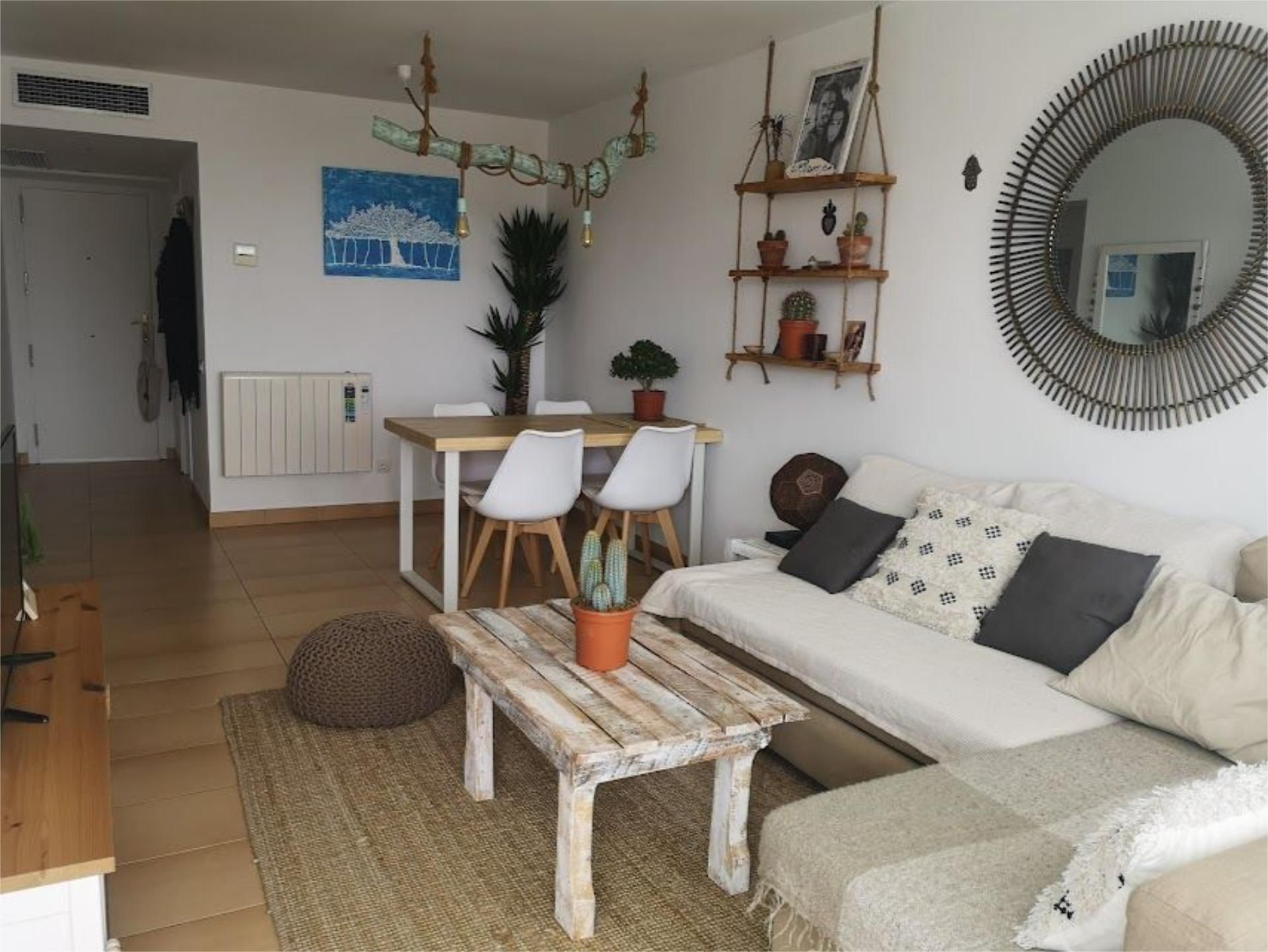 Sala d'estar de Pis en venda en Eivissa amb Aire condicionat, Terrassa i Piscina