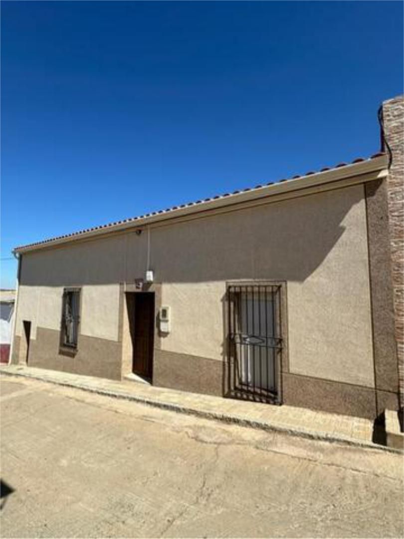 Vista exterior de Casa o xalet en venda en Puebla del Prior amb Jardí privat, Terrassa i Traster