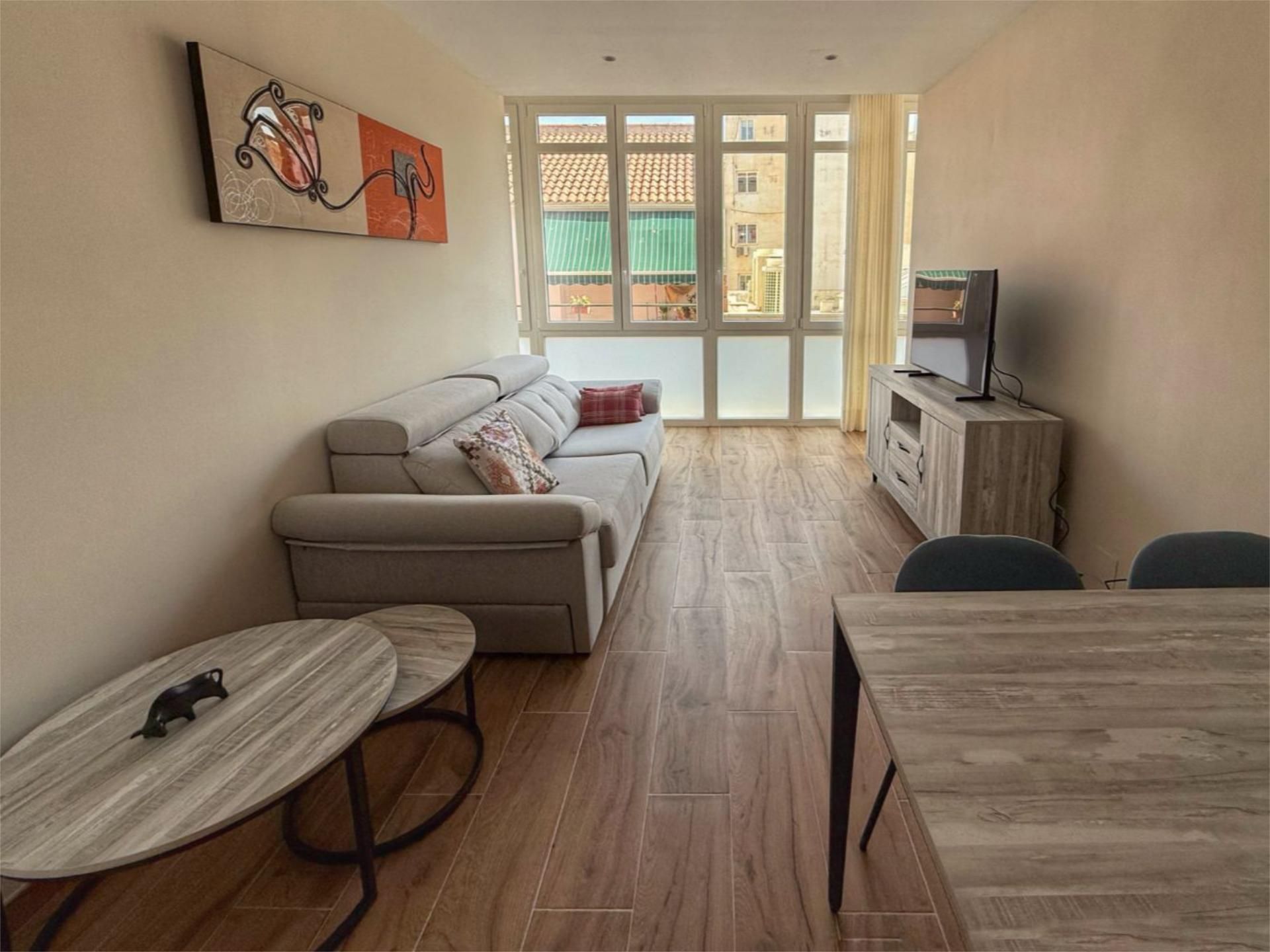 Living room of Flat to rent in Málaga Capital  with Air Conditioner