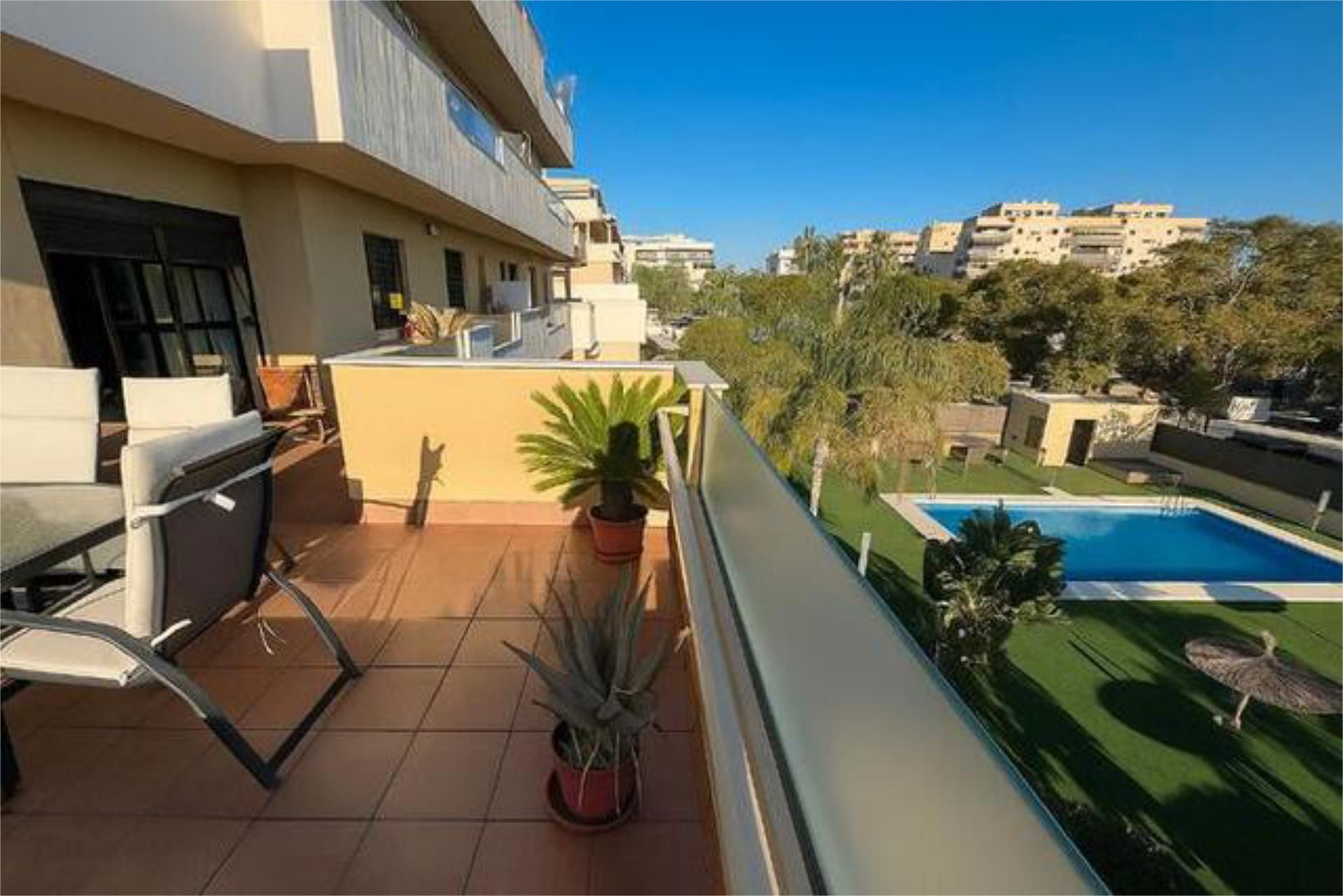 Exterior view of Flat to rent in Jerez de la Frontera  with Heating, Private garden and Terrace