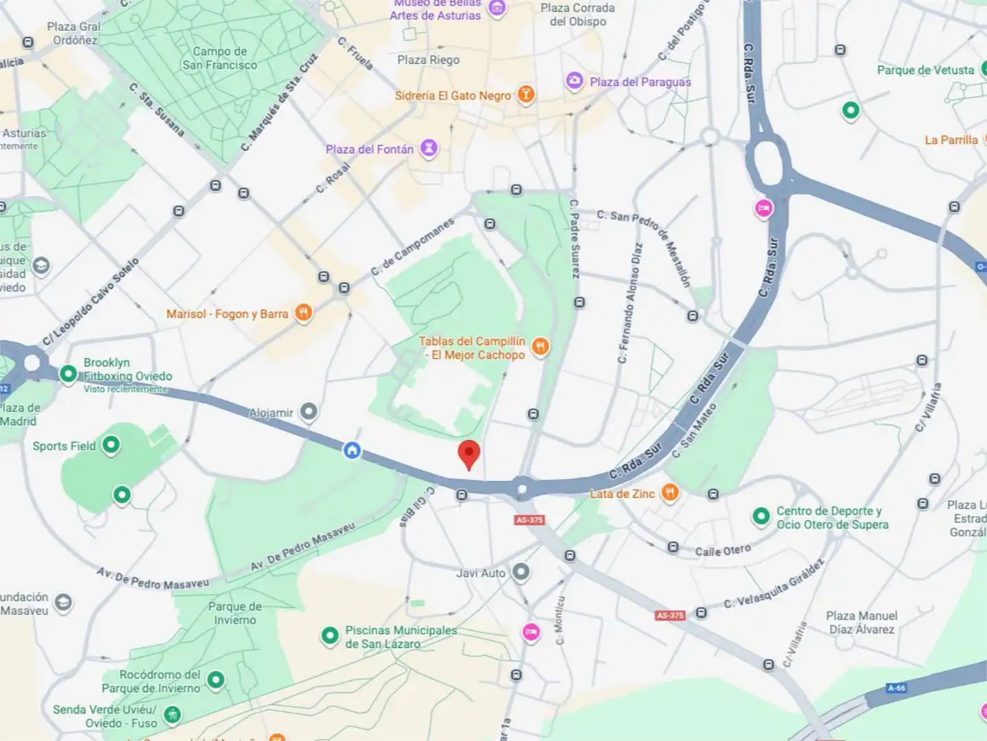 Außenansicht von Garage zur Miete in Oviedo 