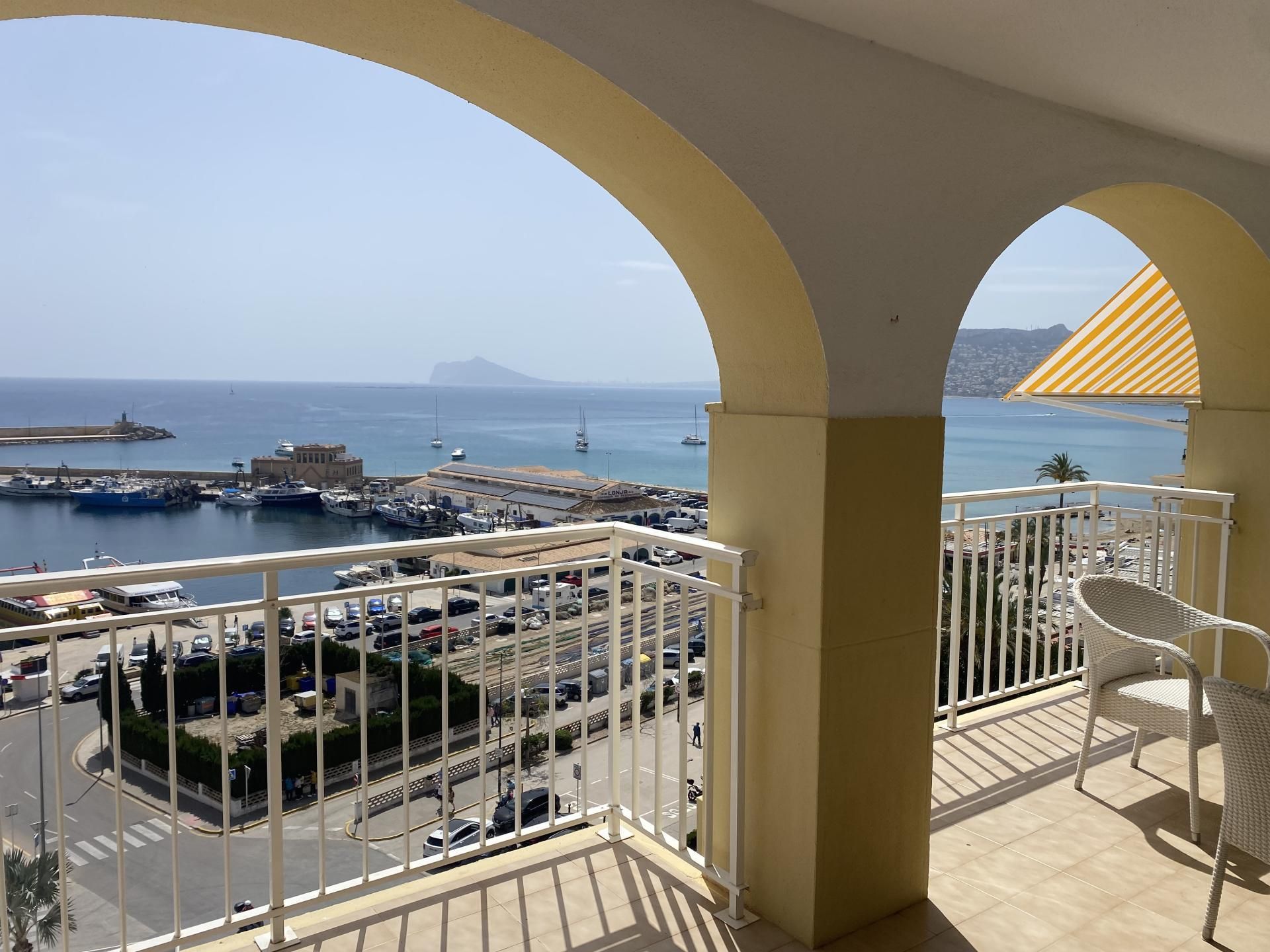 Bedroom of Apartment to rent in Calpe / Calp  with Air Conditioner, Heating and Private garden