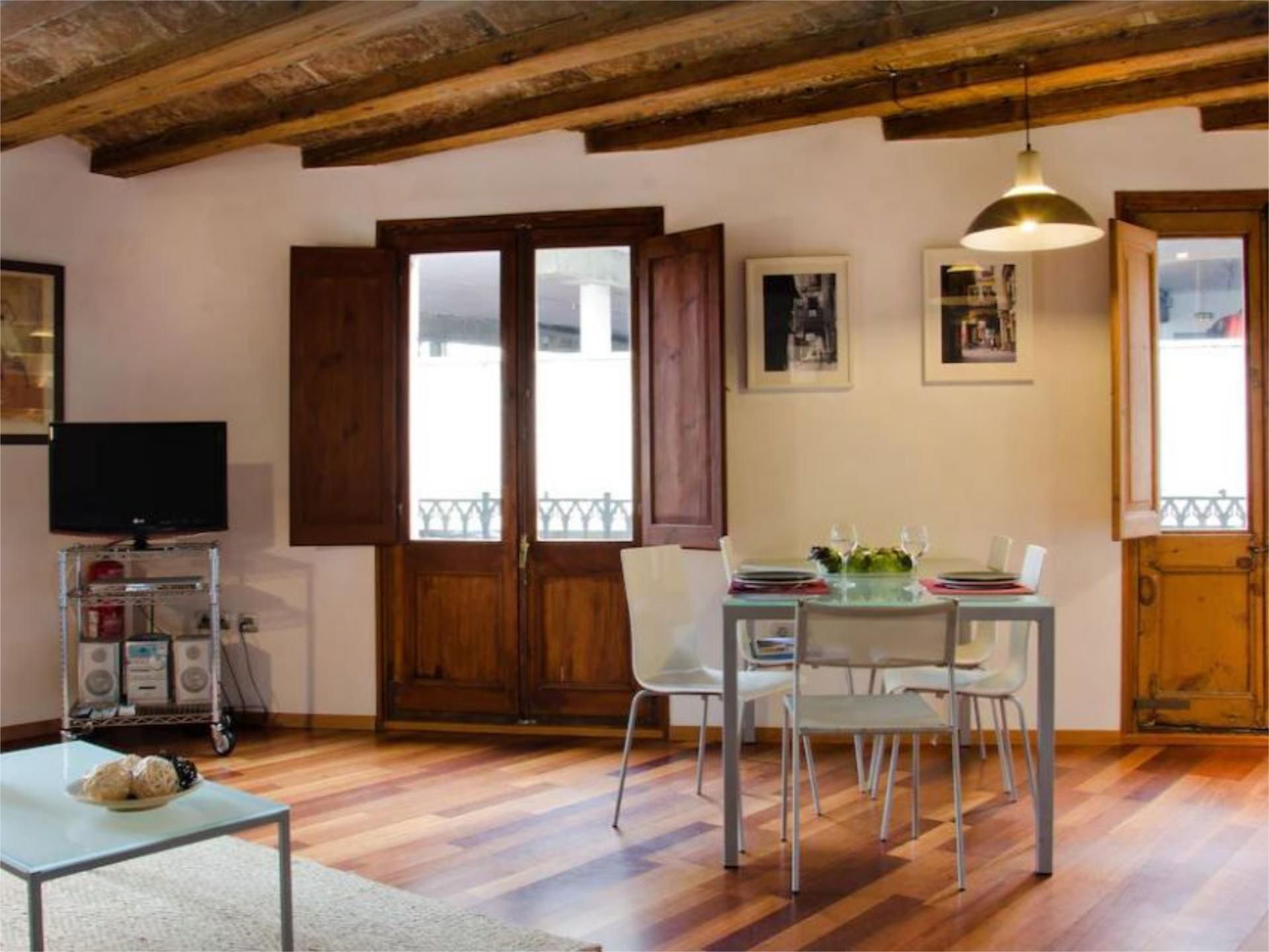 Dining room of Apartment to rent in  Barcelona Capital  with Air Conditioner and Balcony