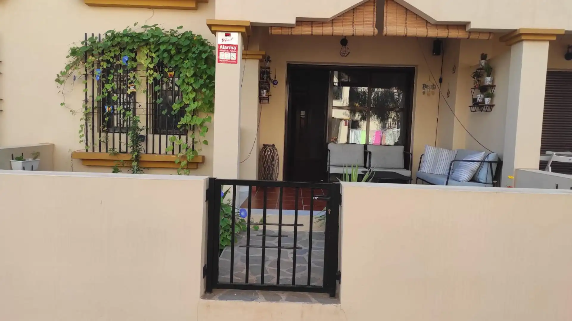 Terrassa de Apartament de lloguer en Vera amb Aire condicionat, Calefacció i Jardí privat