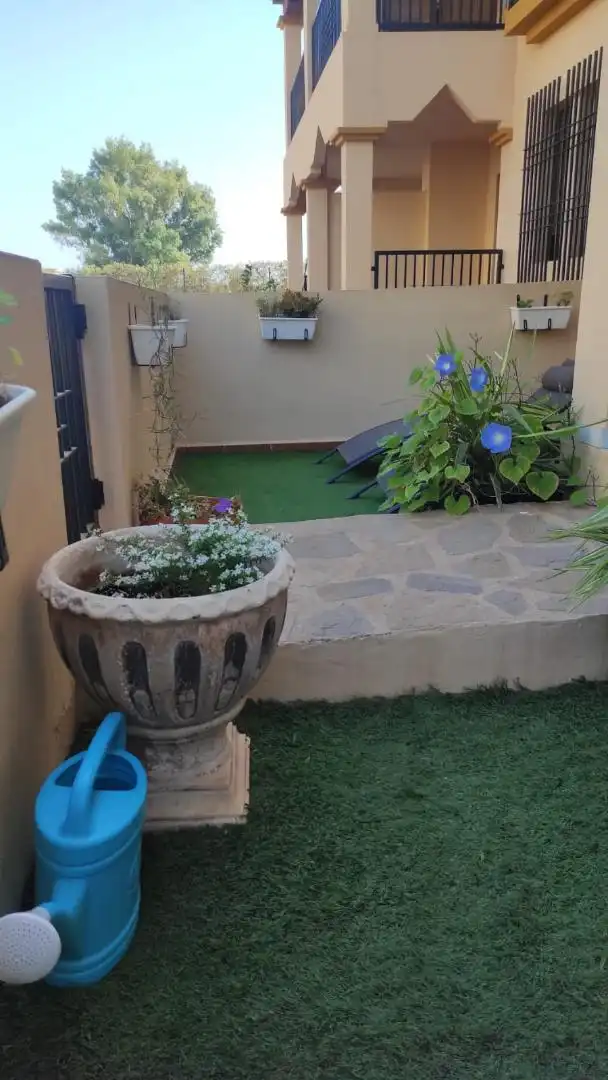 Terrassa de Apartament de lloguer en Vera amb Aire condicionat, Calefacció i Jardí privat