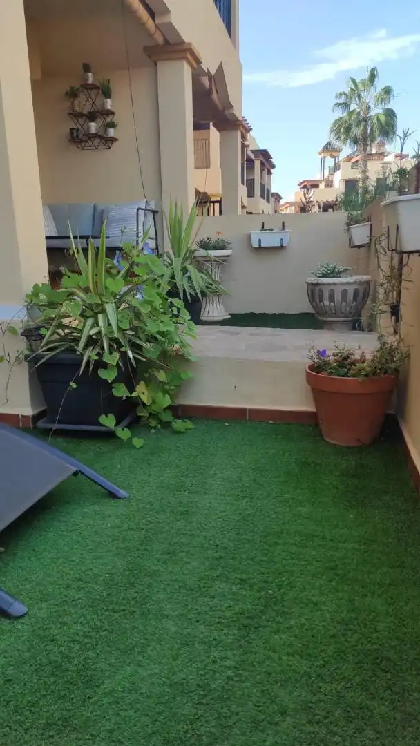 Terrassa de Apartament de lloguer en Vera amb Aire condicionat, Calefacció i Jardí privat