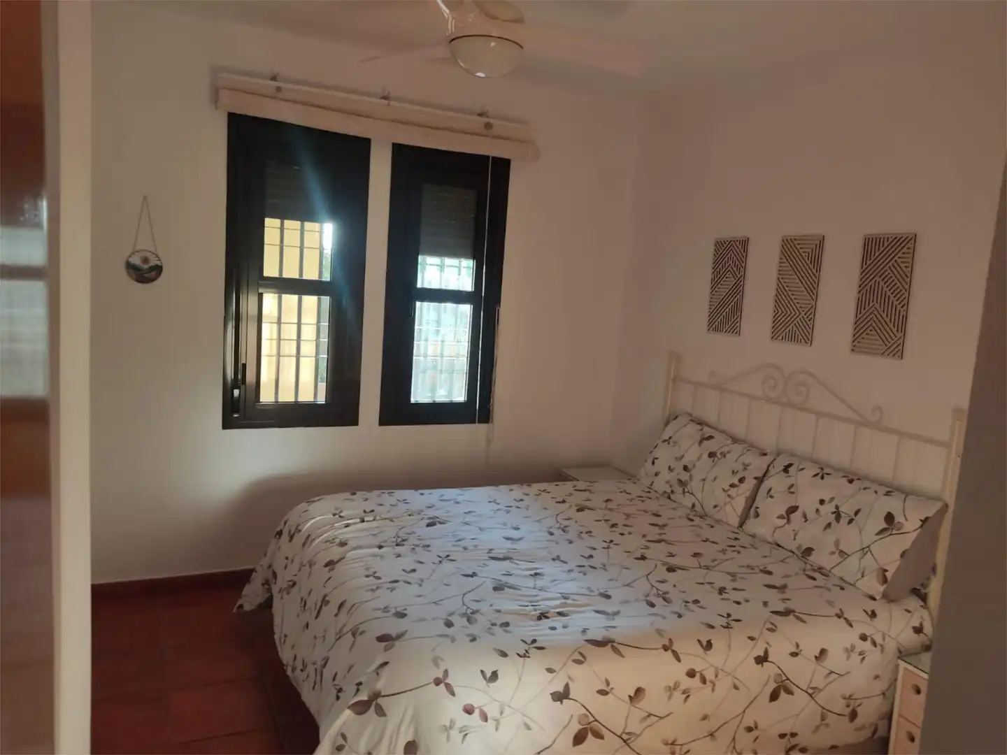 Dormitori de Apartament de lloguer en Vera amb Aire condicionat, Calefacció i Jardí privat