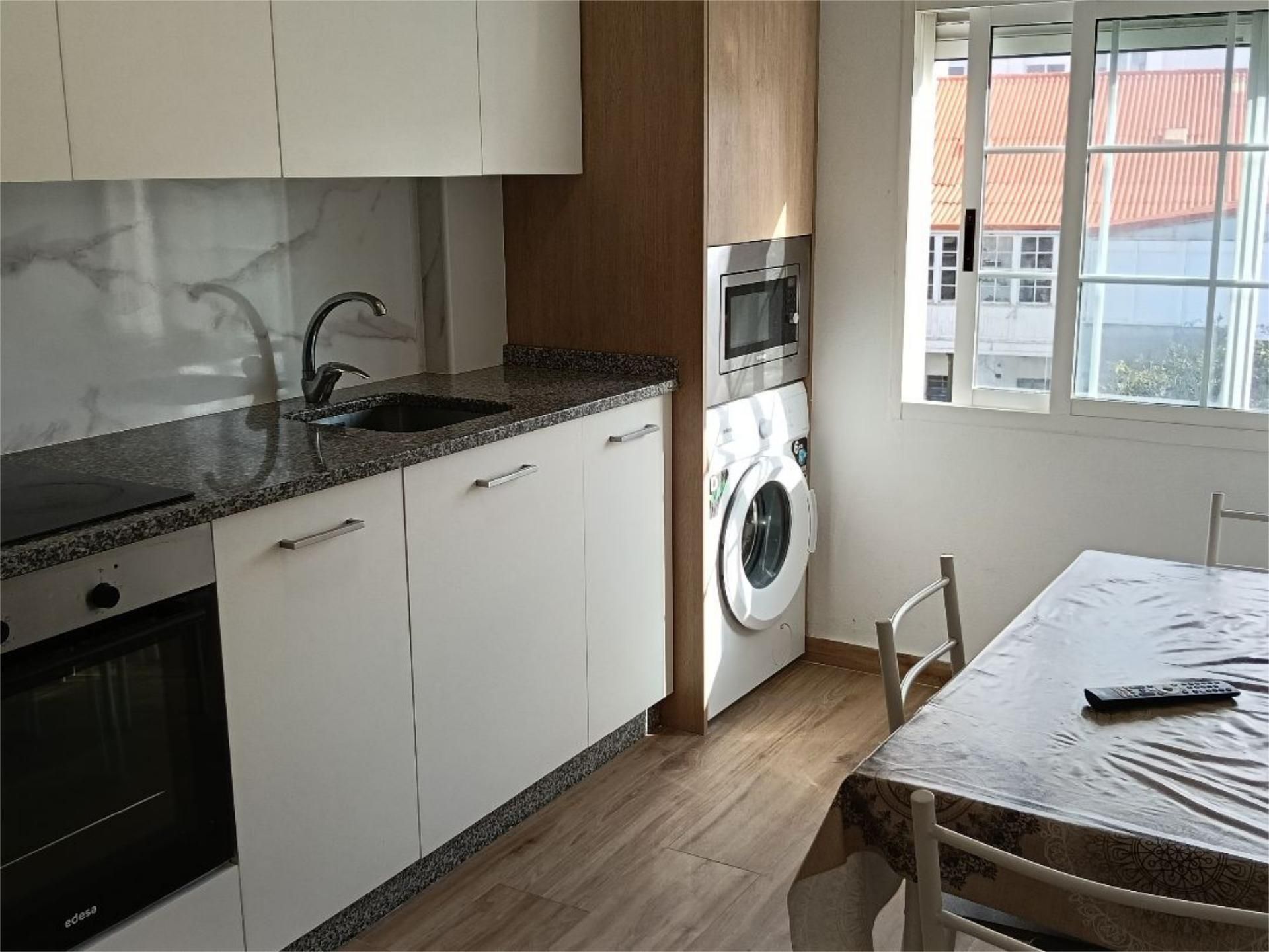 Kitchen of Flat to rent in Muxía  with Furnished