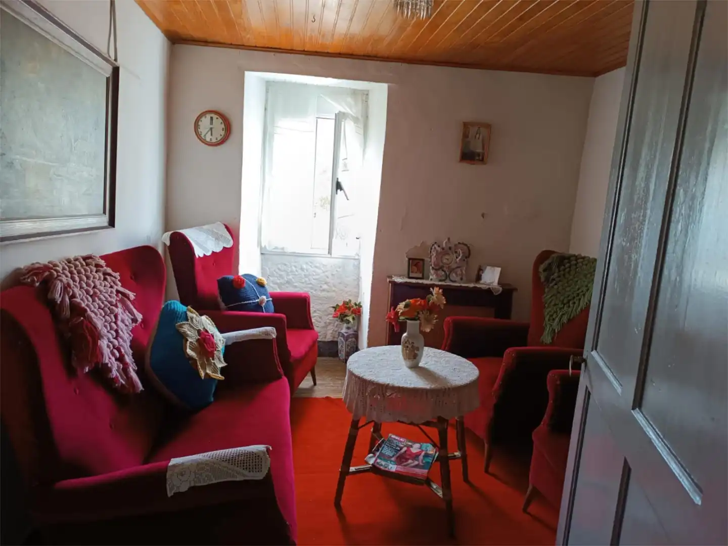 Sala d'estar de Finca rústica en venda en Chandrexa de Queixa amb Calefacció