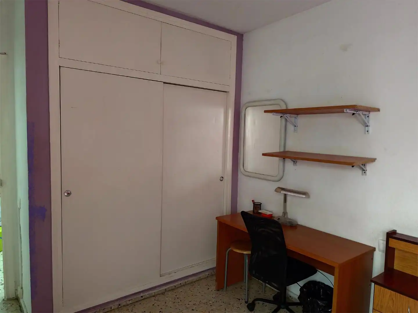 Zimmer in Calle de Monóvar, 3, San Gabriel Schlafzimmer von Wohnung zur untervermieten in Alicante / Alacant mit Klimaanlage, Heizung und Möbliert
