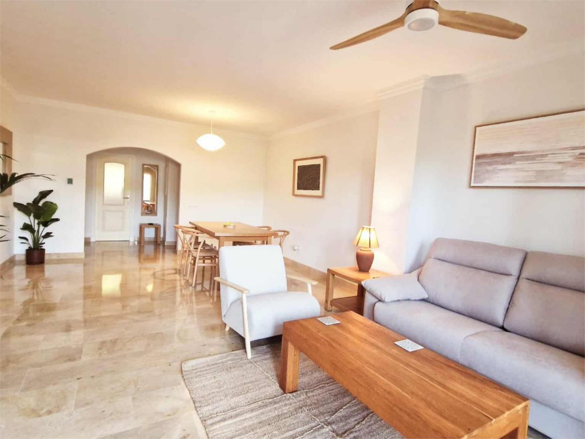 Living room of Apartment to rent in Estepona  with Air Conditioner, Terrace and Swimming Pool