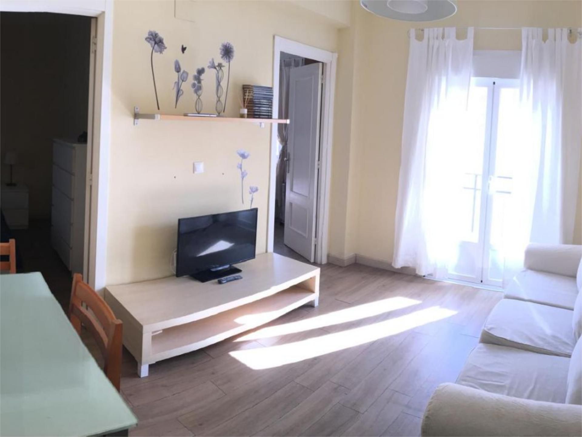 Sala d'estar de Pis de lloguer en Plasencia amb Parquet i Moblat