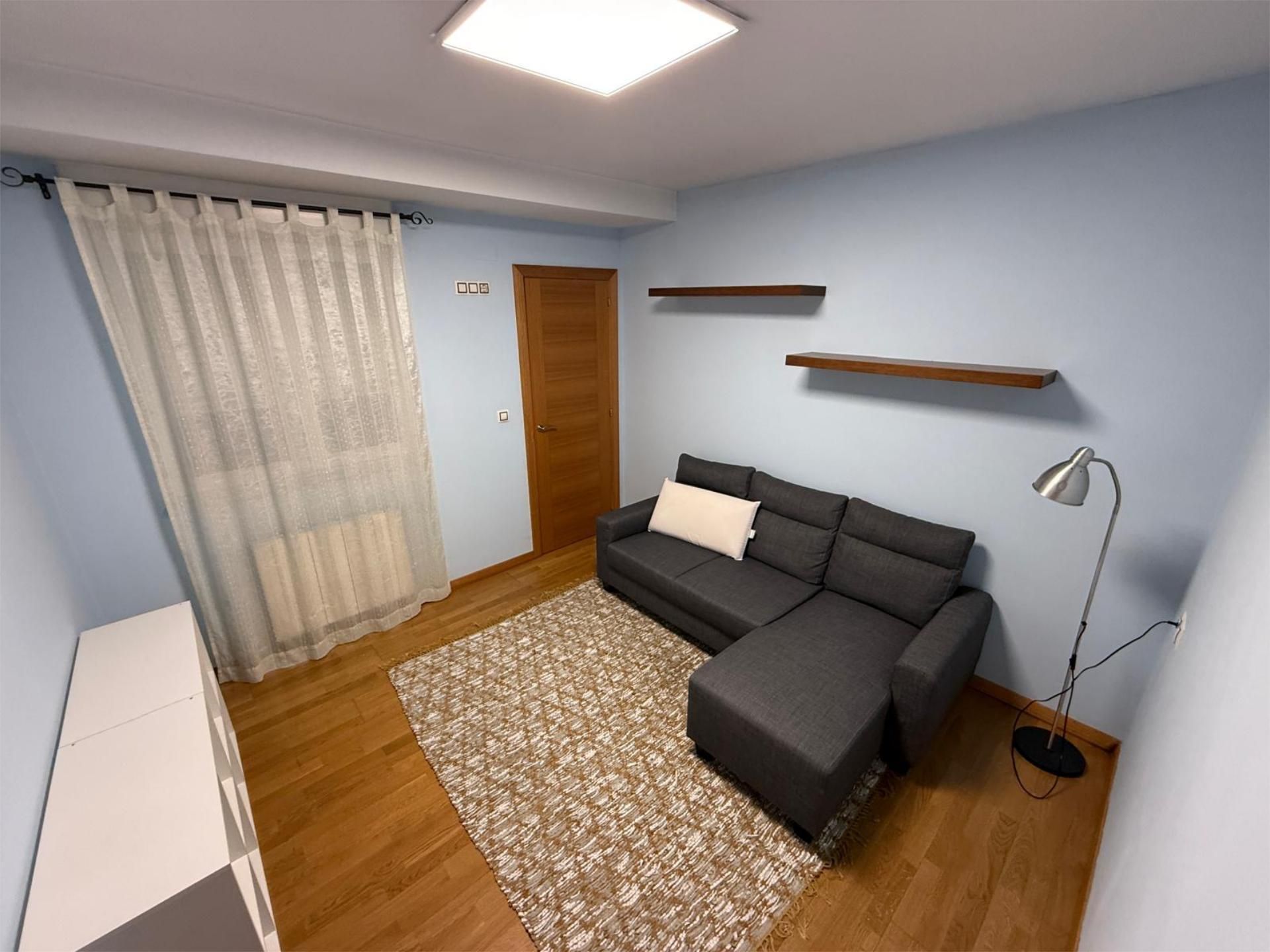 Sala d'estar de Apartament de lloguer en Lugo Capital amb Calefacció, Parquet i Terrassa
