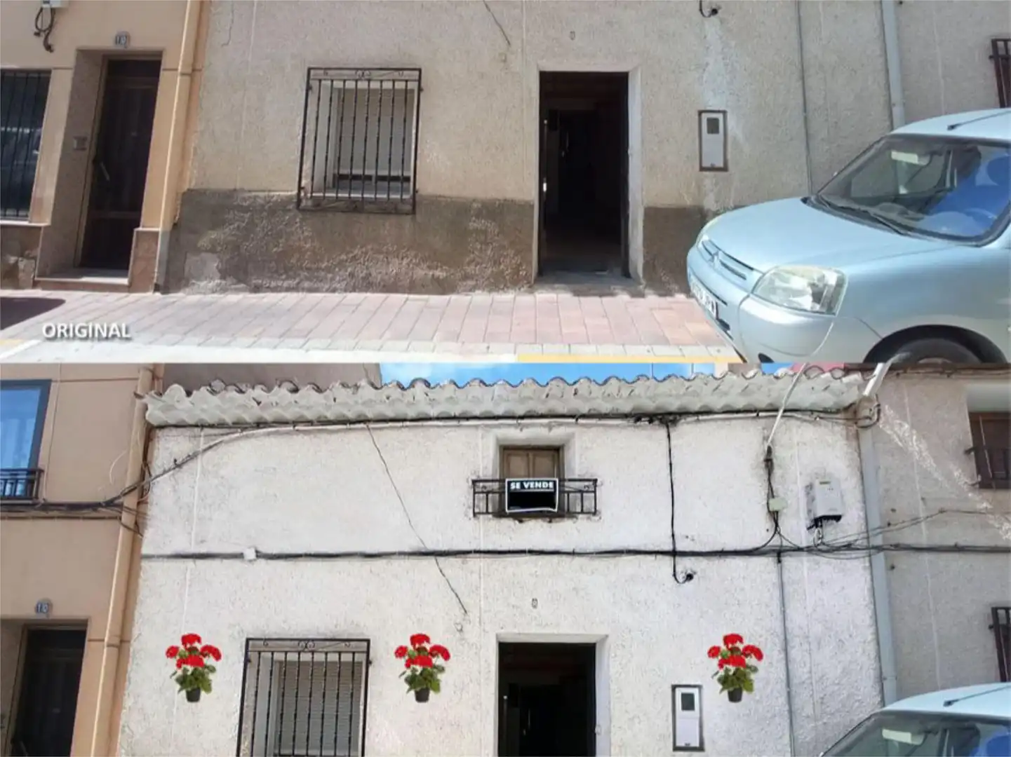 Exterior view of Detached homes for sale in Elche de la Sierra  with Terrace and Storage room