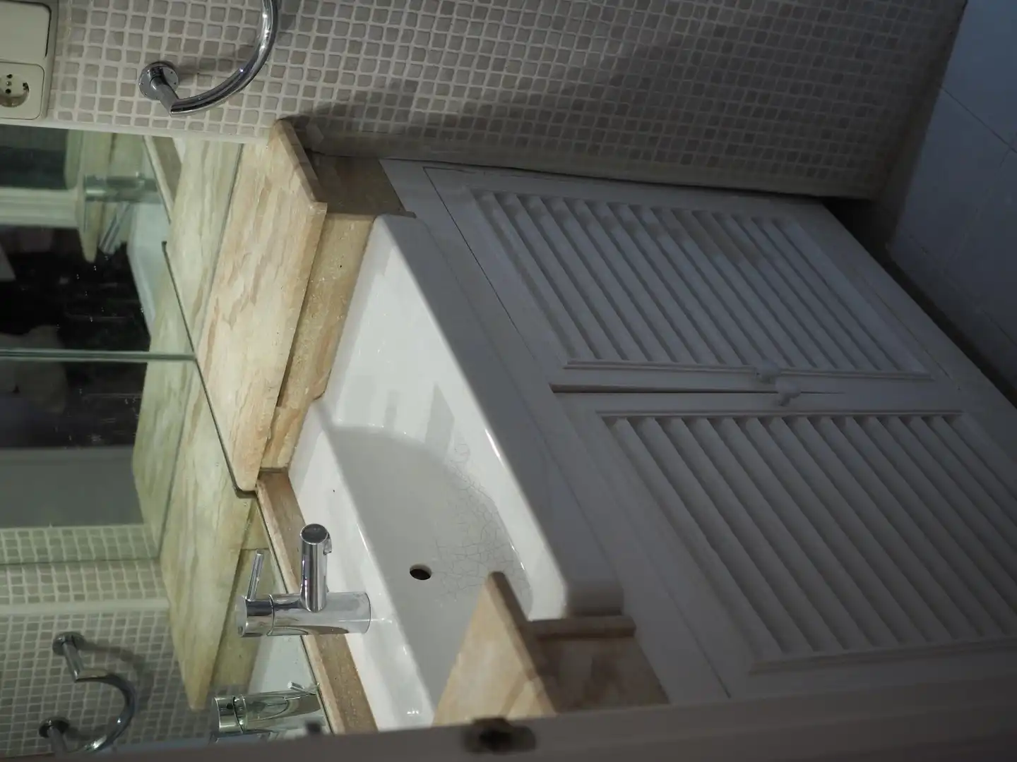 Badezimmer von Wohnungen zur Miete in  Madrid Capital mit Klimaanlage und Balkon