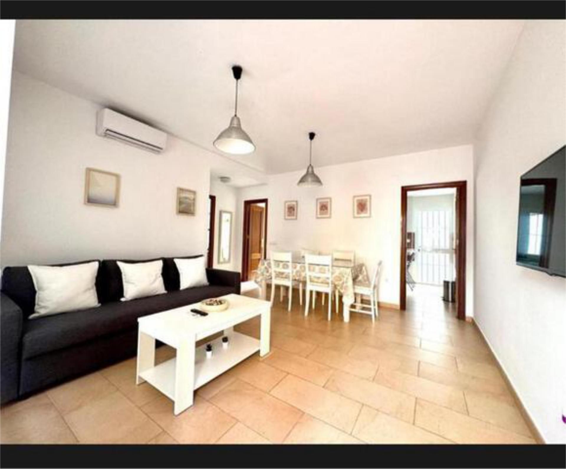 Living room of Apartment to rent in Sanlúcar de Barrameda  with Heating, Terrace and Furnished