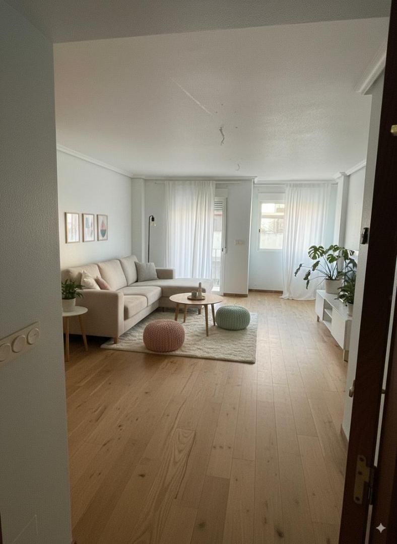 Living room of Flat for sale in Bullas  with Air Conditioner, Heating and Private garden