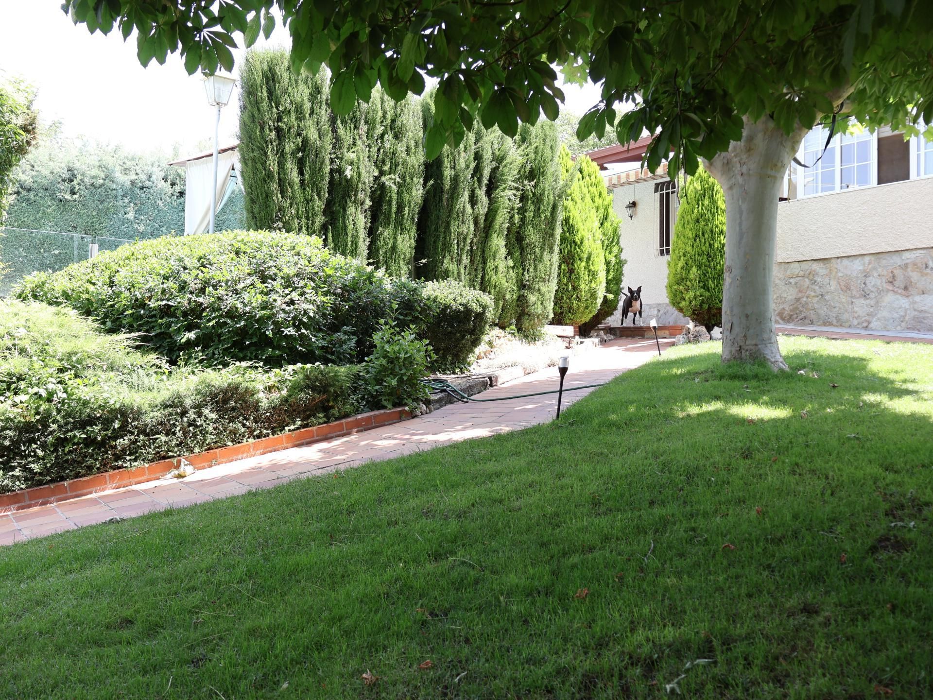 Jardí de Casa o xalet en venda en Móstoles amb Aire condicionat, Terrassa i Piscina