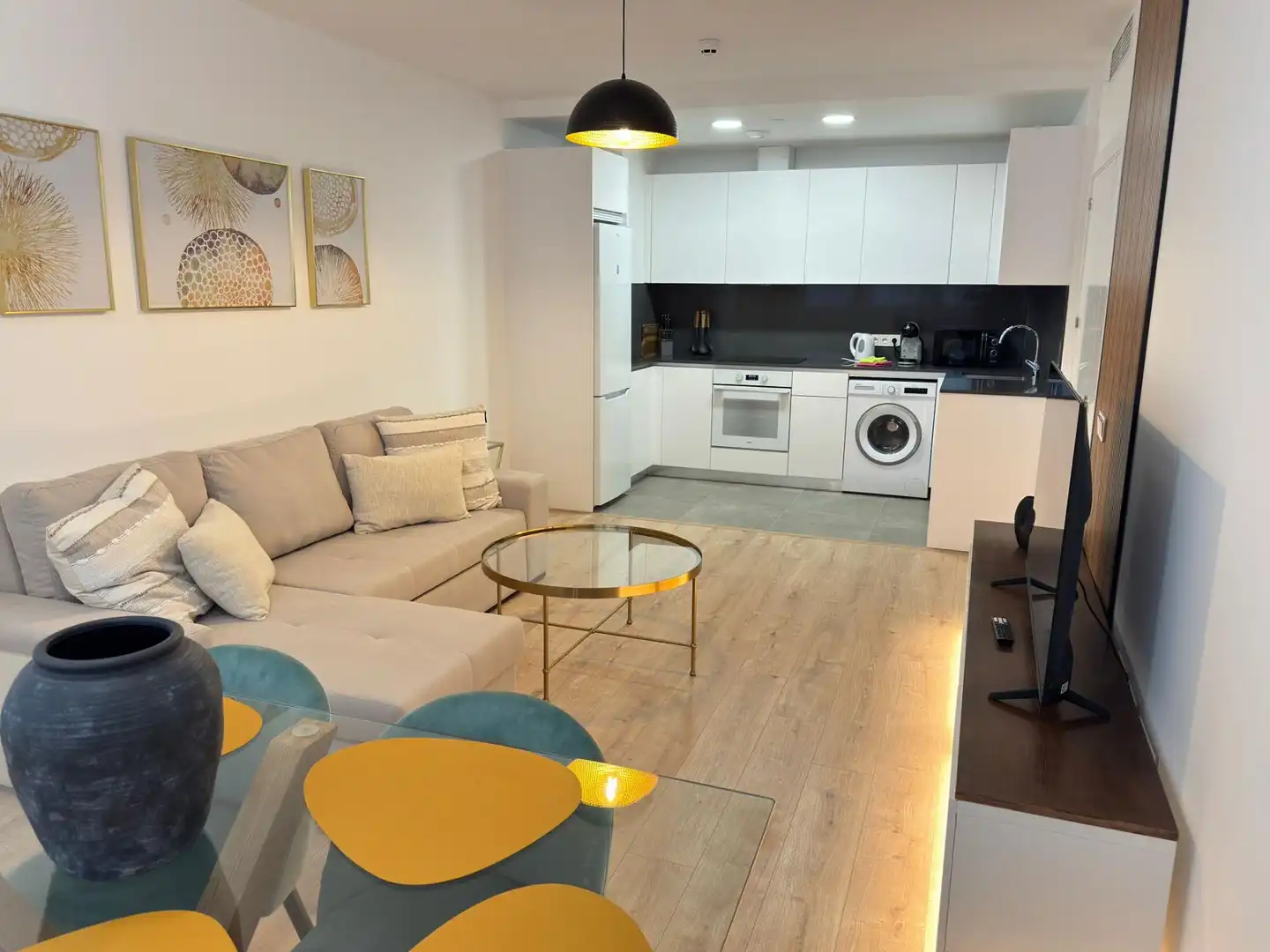 Sala de estar de Piso en venta en Málaga con Aire acondicionado, Calefacción y Parquet
