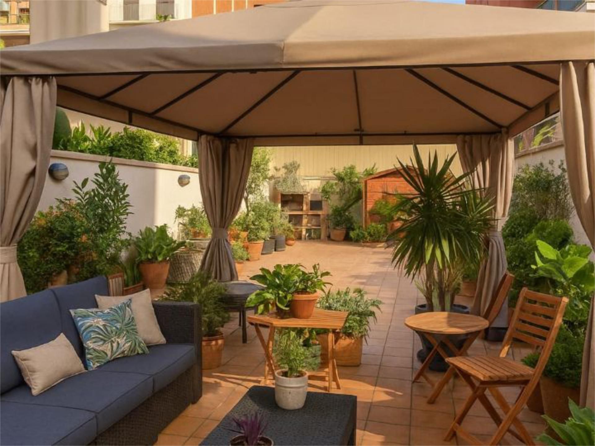 Terrace of Flat for sale in Badalona  with Air Conditioner and Terrace
