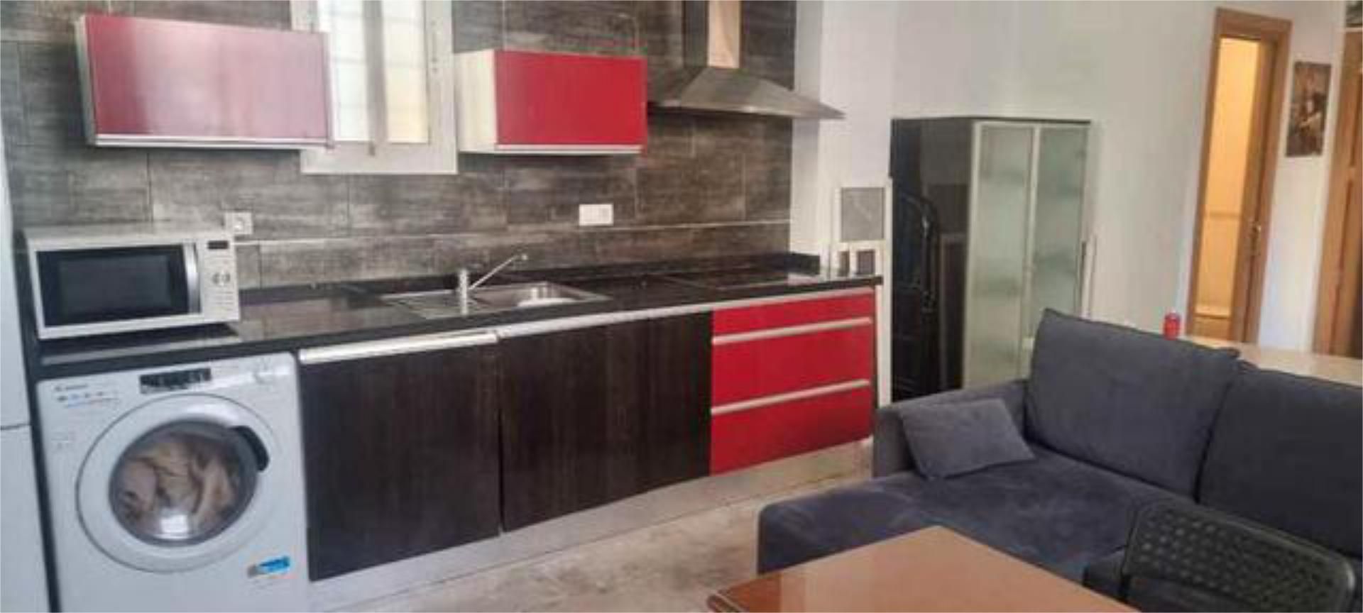 Cocina de Apartamento de alquiler en  Sevilla Capital con Amueblado