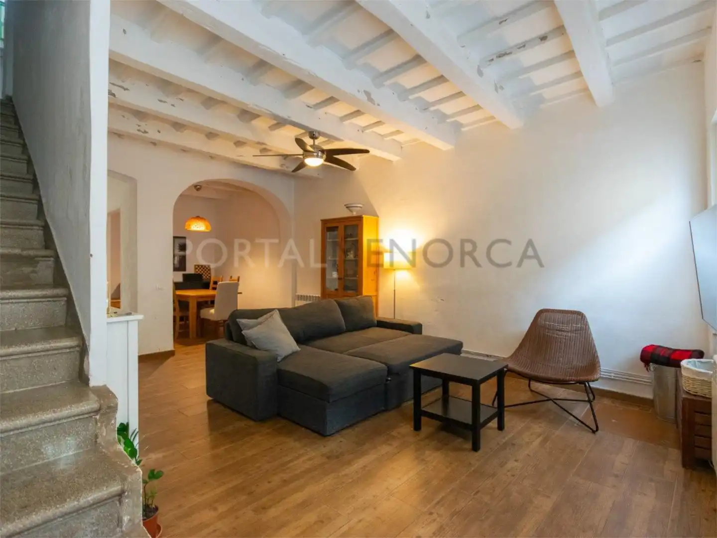 Wohnung zum Verkauf in Sa Rovellada de Dalt, 123, Maó ciutat Wohnzimmer von Wohnung zum Verkauf in Maó - Mahón mit Klimaanlage